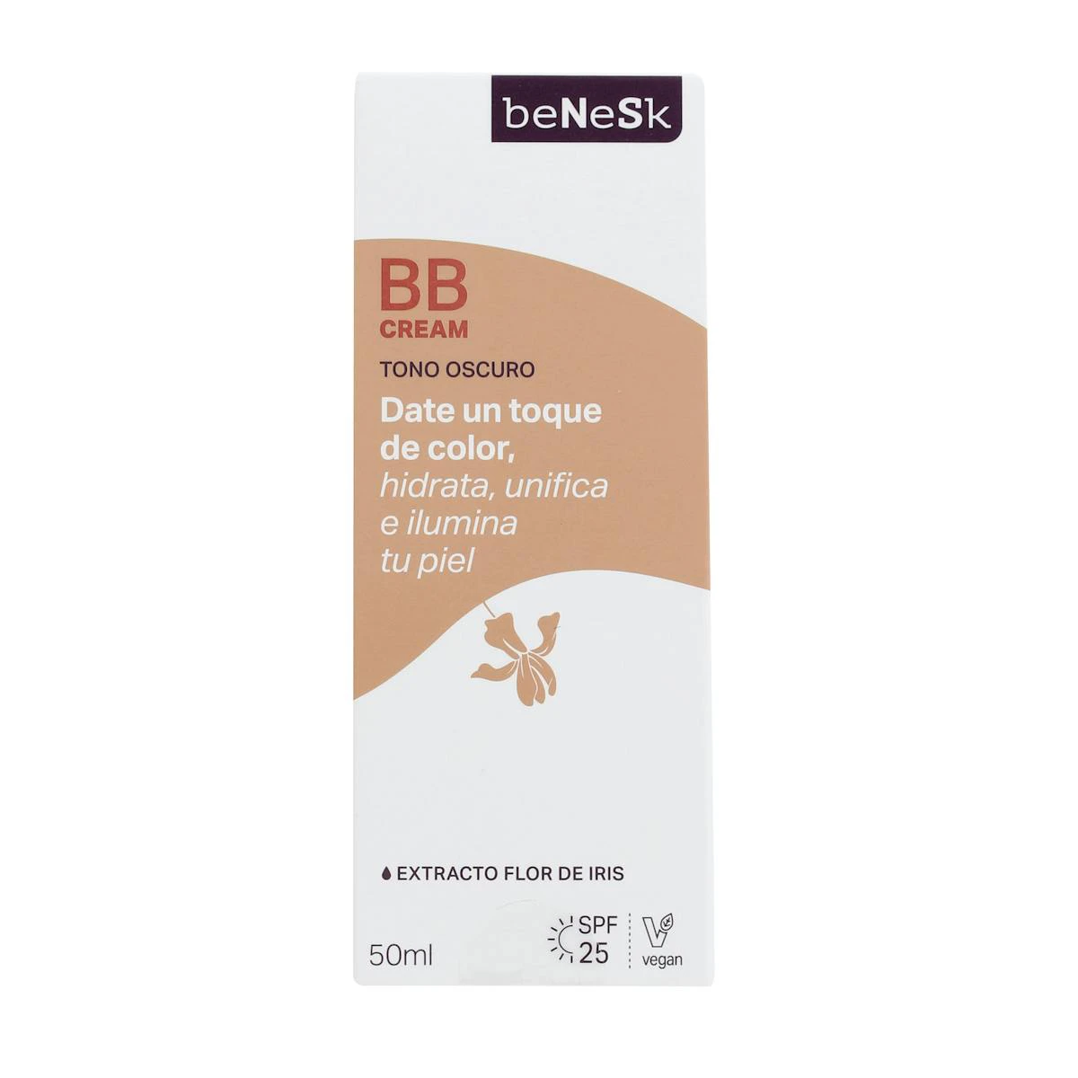 BB Cream Tono Oscuro SPF 25 Benesk 50Ml BB Cream Tono Oscuro SPF 25 Benesk 50Ml 0