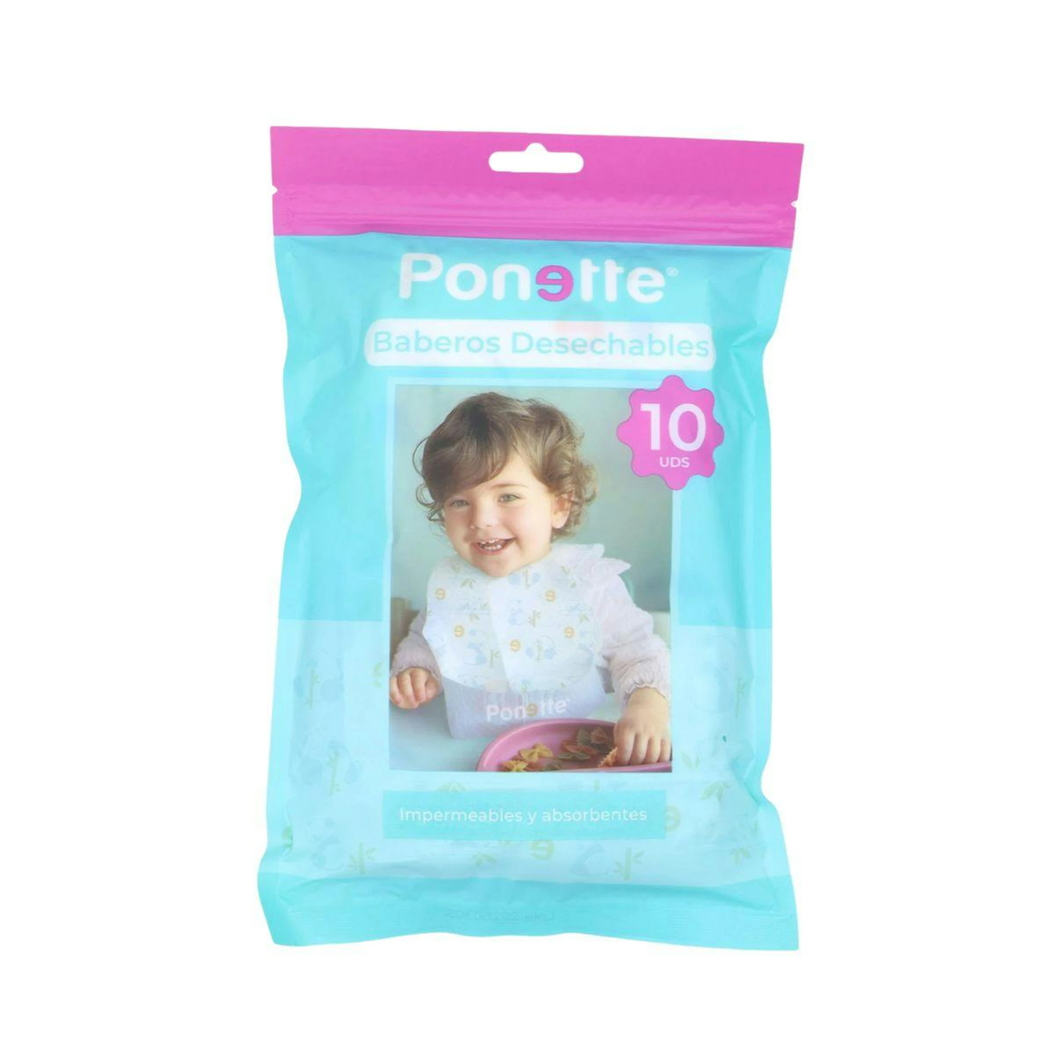 Baberos Desechables Ponette 10 Uds