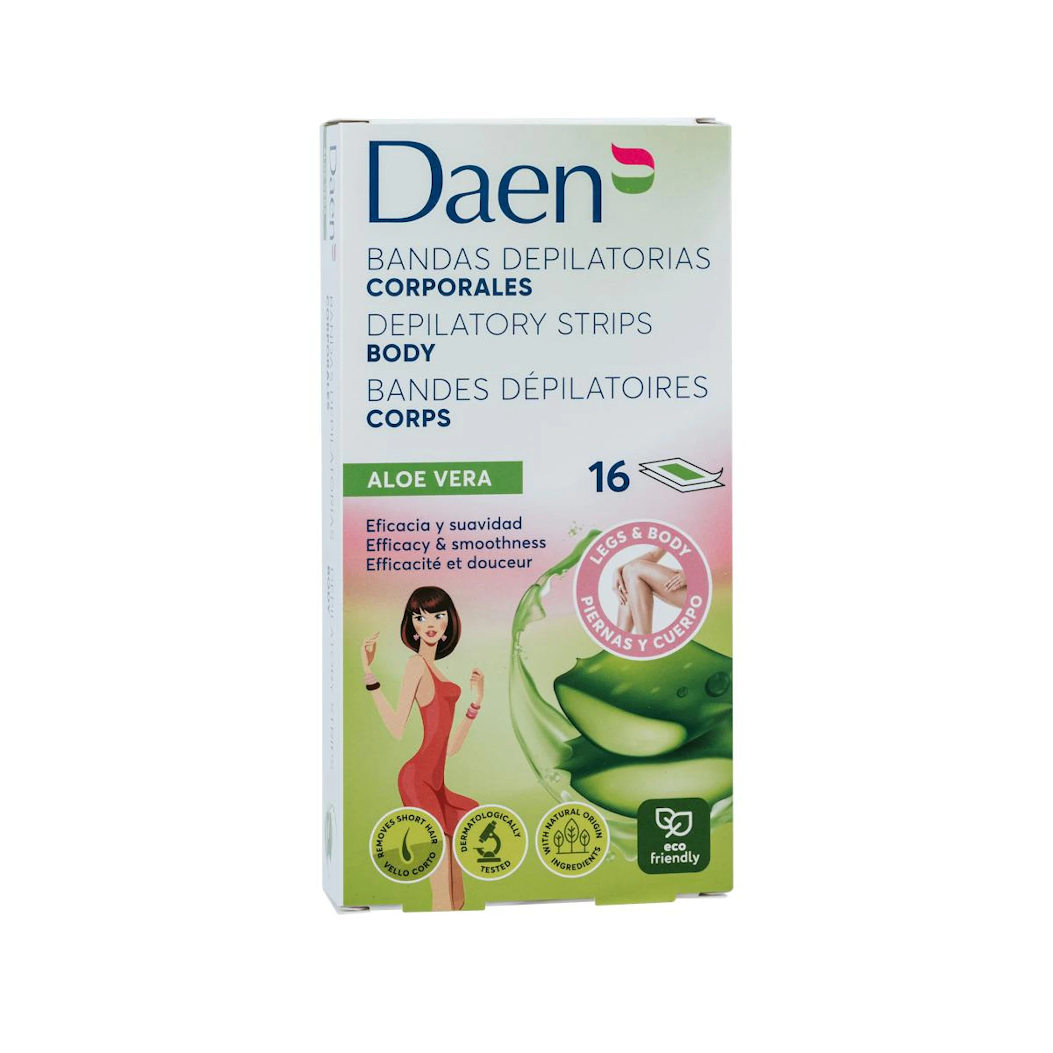 Bandas Corporales Aloe Vera Daen 16 U 0