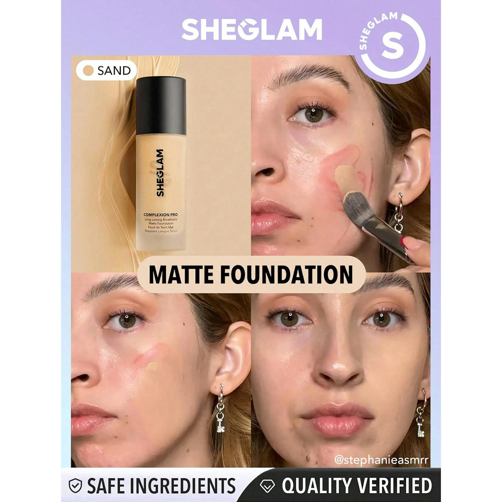 Base De Maquilhagem  Complexion Pro Mate Sheglam