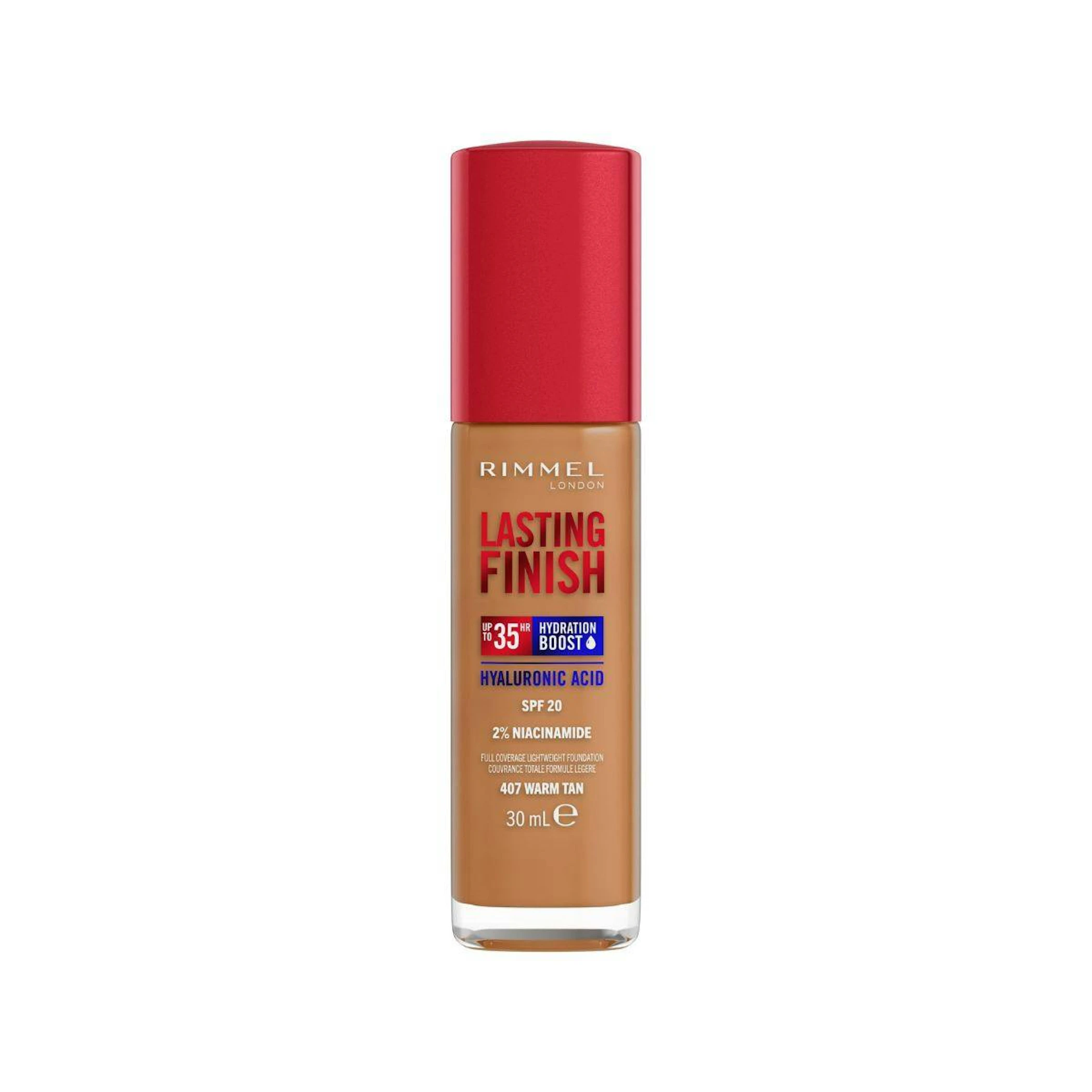Base De Maquilhagem Lasting Finish Ácido Hialurónico 35H Rimmel