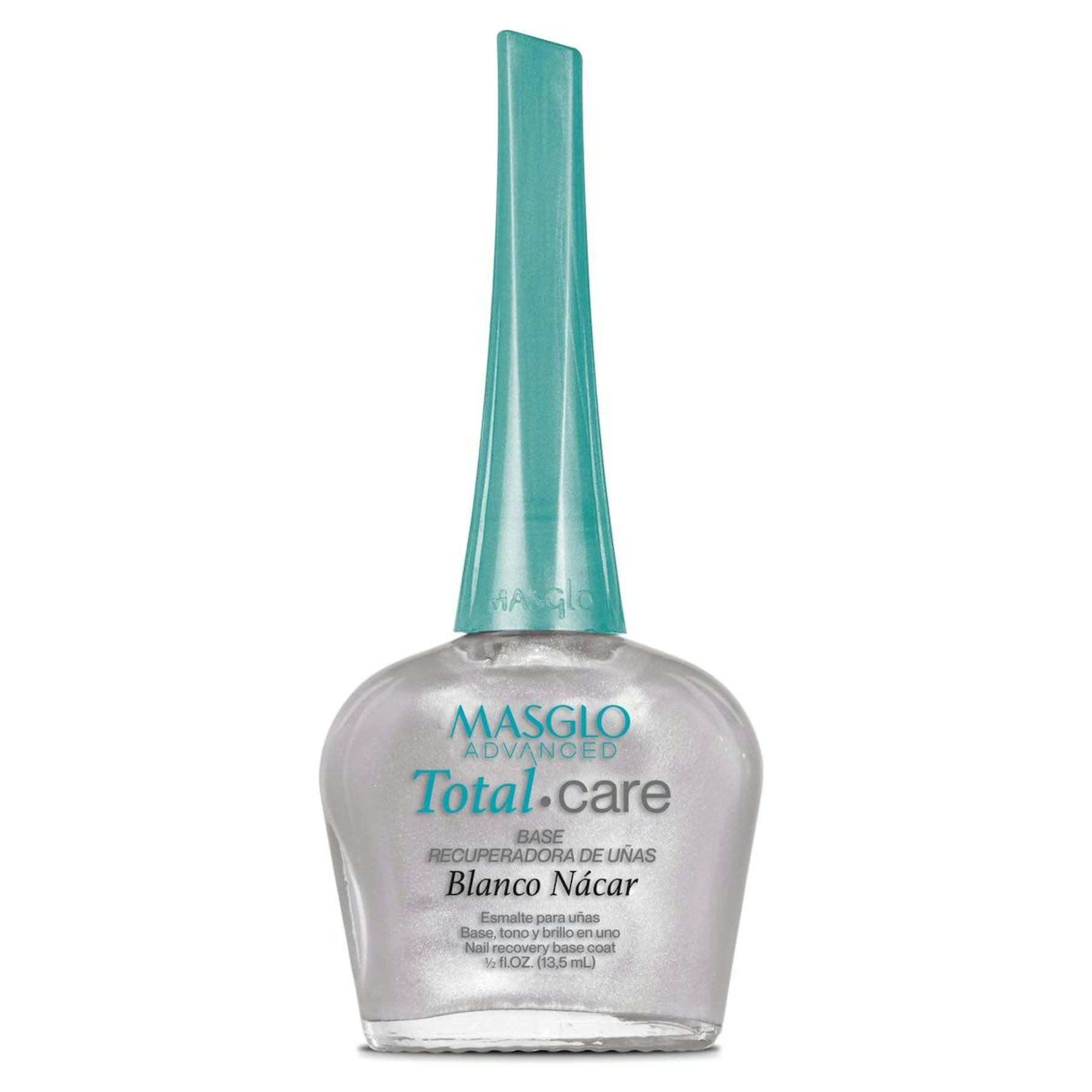 Base Recuperadora Uñas Maltratadas Masglo Total Care Blanco Nácar Base Recuperadora Uñas Maltratadas Masglo Total Care Blanco Nácar 0