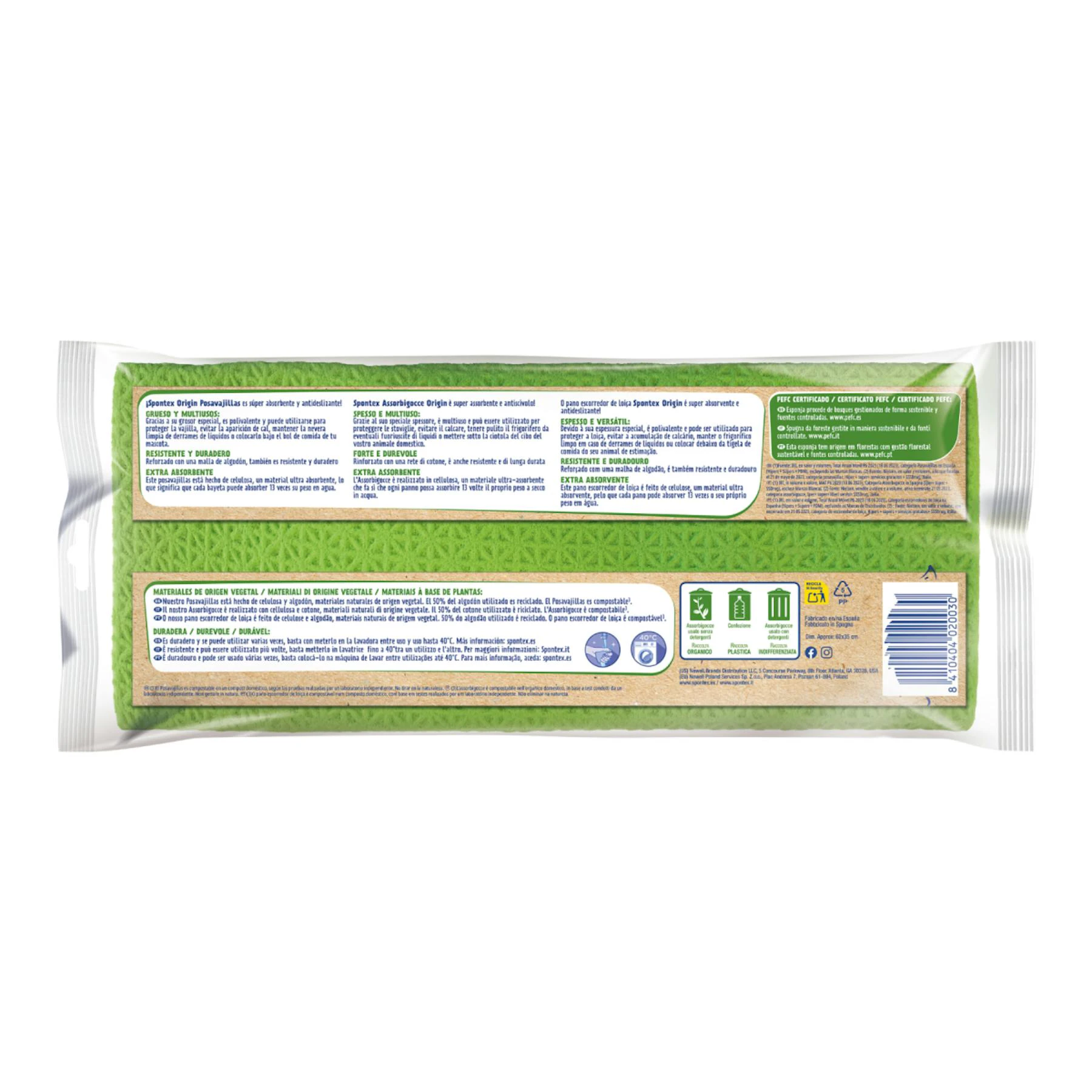 Bayeta Posavajillas Origin Spontex