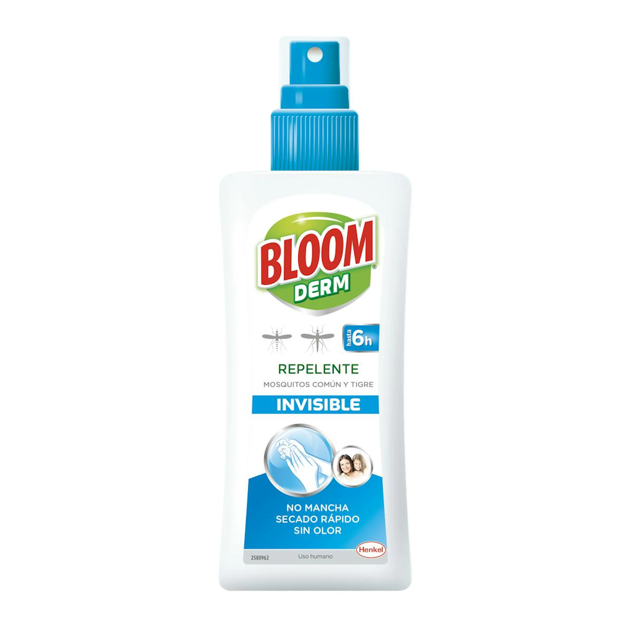 Repelente De Mosquitos Invisible Bloom Derm 100Ml 0