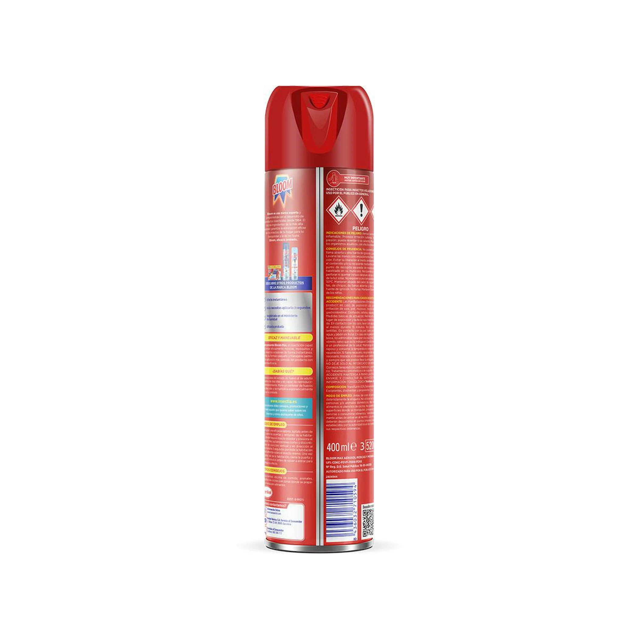 Insecticida Moscas y Mosquitos Bloom Max 400Ml