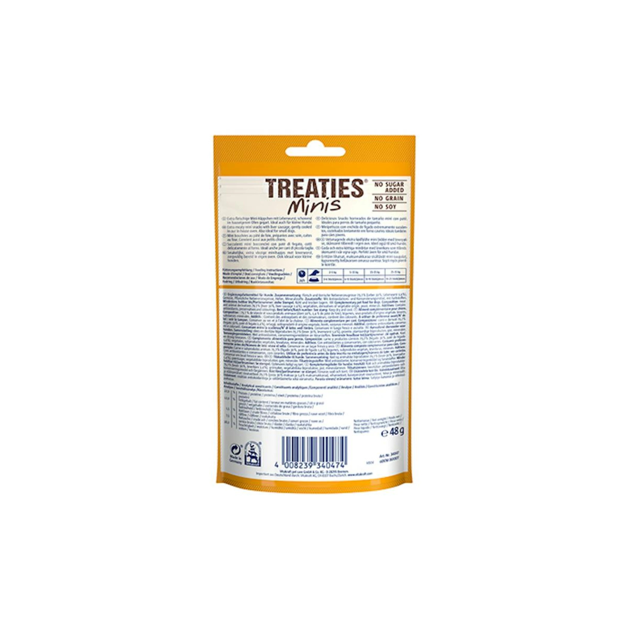 Bocaditos Mini Para Perros Con Paté Vitakraft 48 Gr