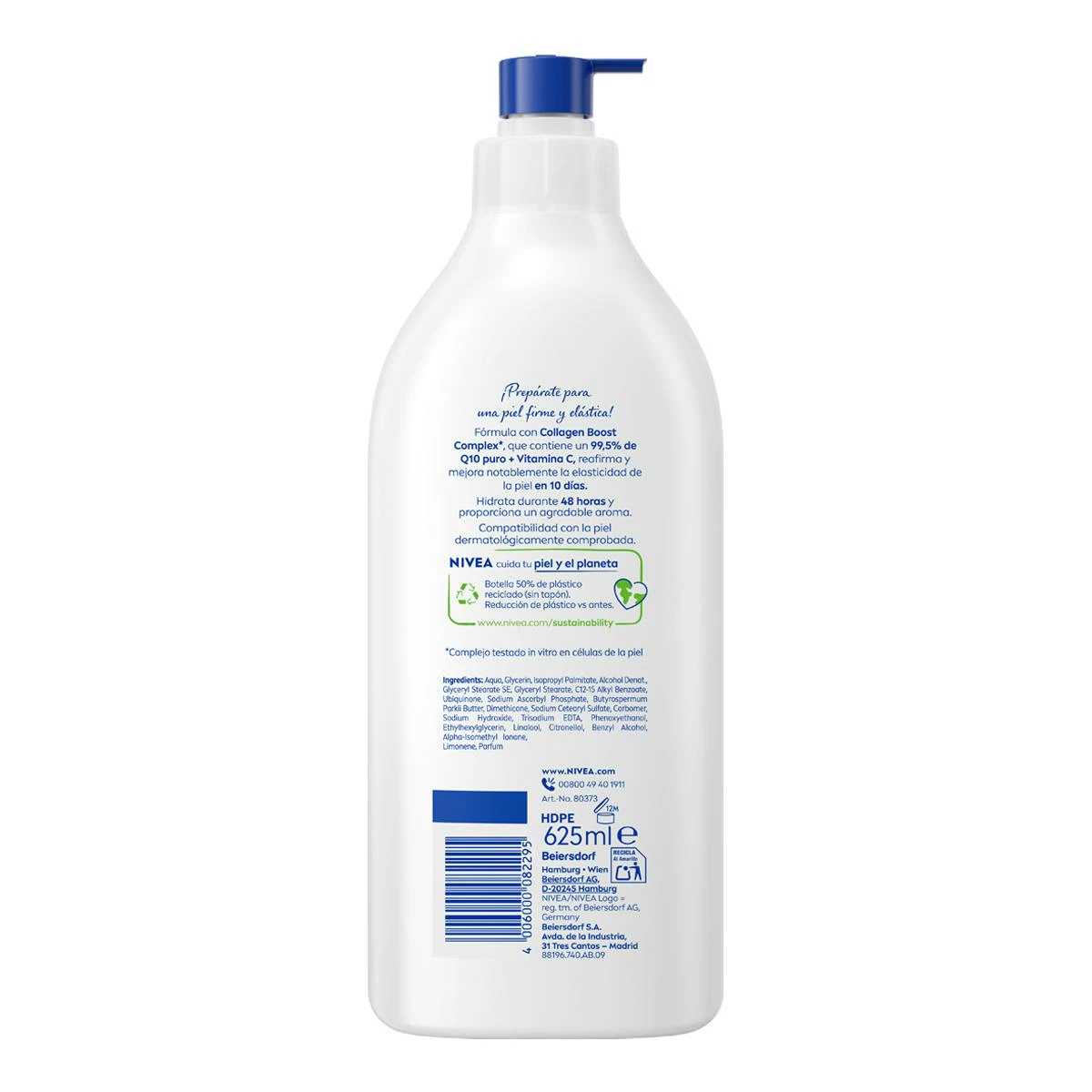 Body Milk Reafirmante Nivea Q10 625Ml