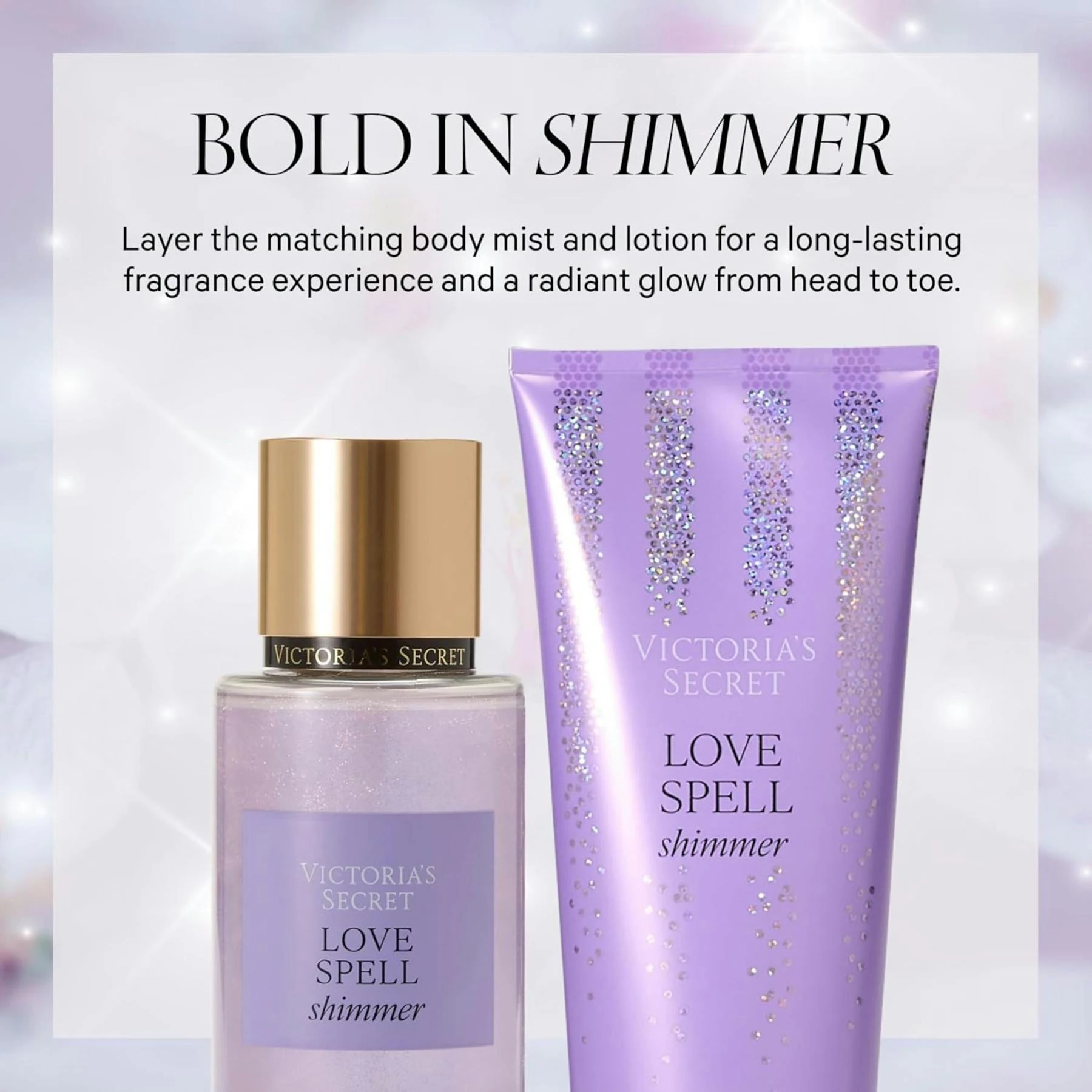 Body Mist Love Spell Shimmer Victoria's Secret 250Ml