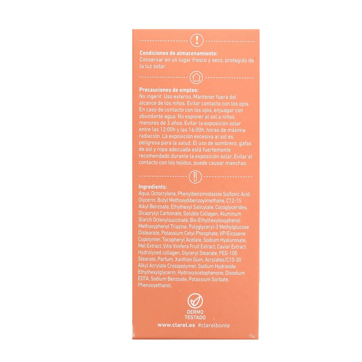 Crema Solar Facial Antiedad SPF 50+ Bonté 50Ml