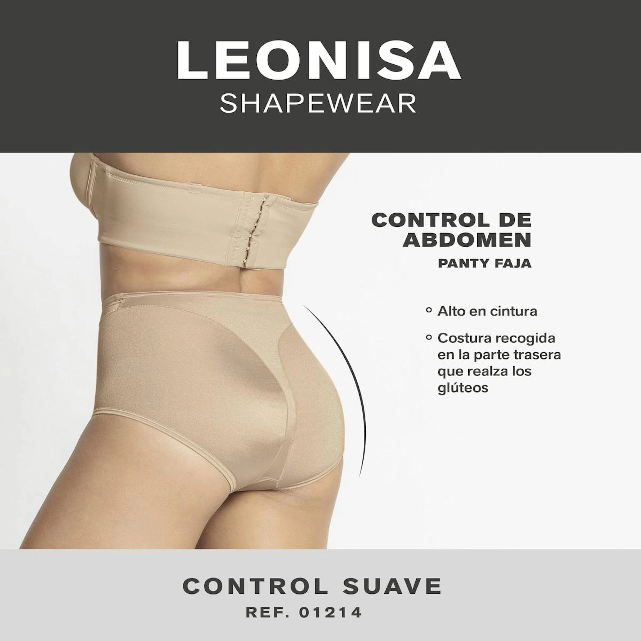 Braga Clásica Tiro Alto Control De Abdomen Leonisa Talla M 0