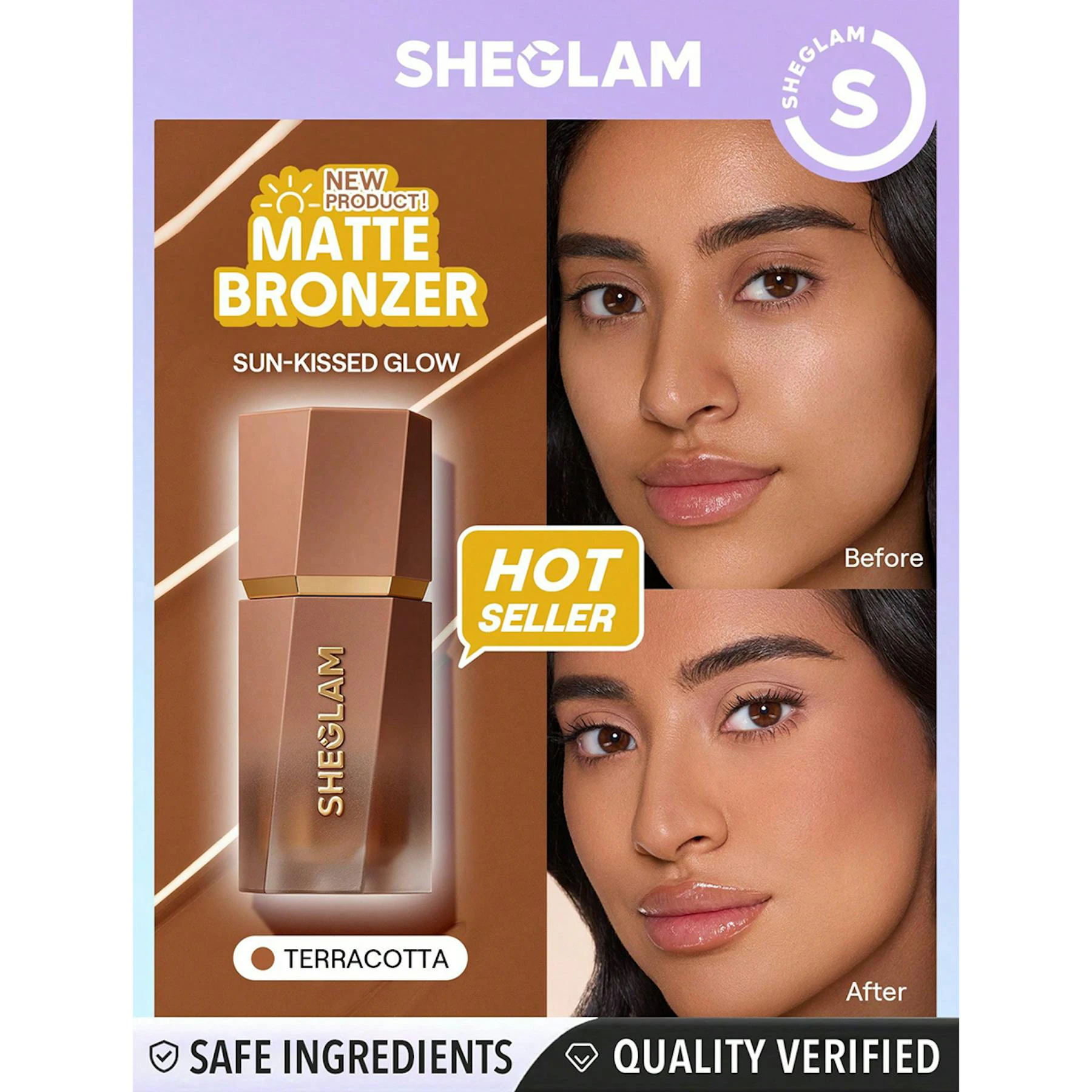 Bronzeador Líquido Mate Sun Beam Sheglam