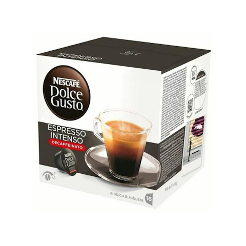 Café Espresso Dolce Gusto Descafeinado 16 Cápsulas Caja 112 Gr