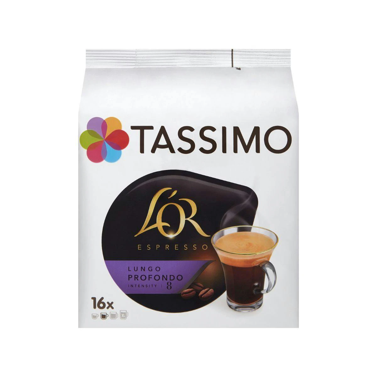 Café Lungo Profondo Tassimo L'Or 16 Cápsulas Café Lungo Profondo Tassimo L'Or 16 Cápsulas 0