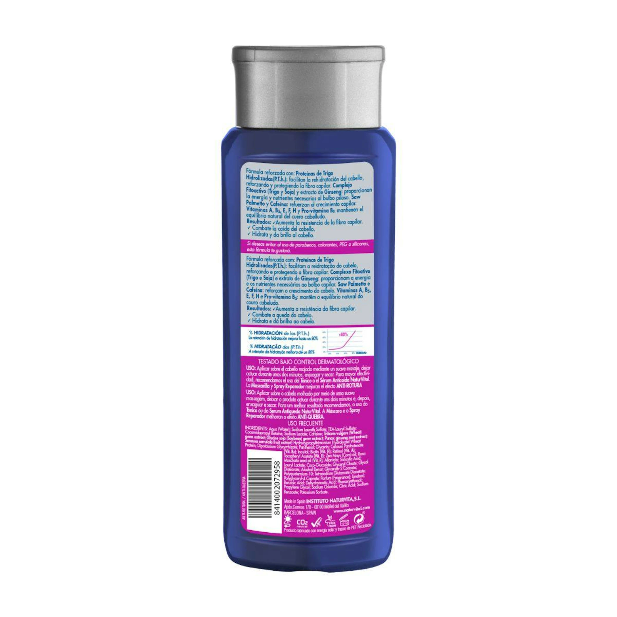 Champú Anticaída Mujer Naturvital 300Ml