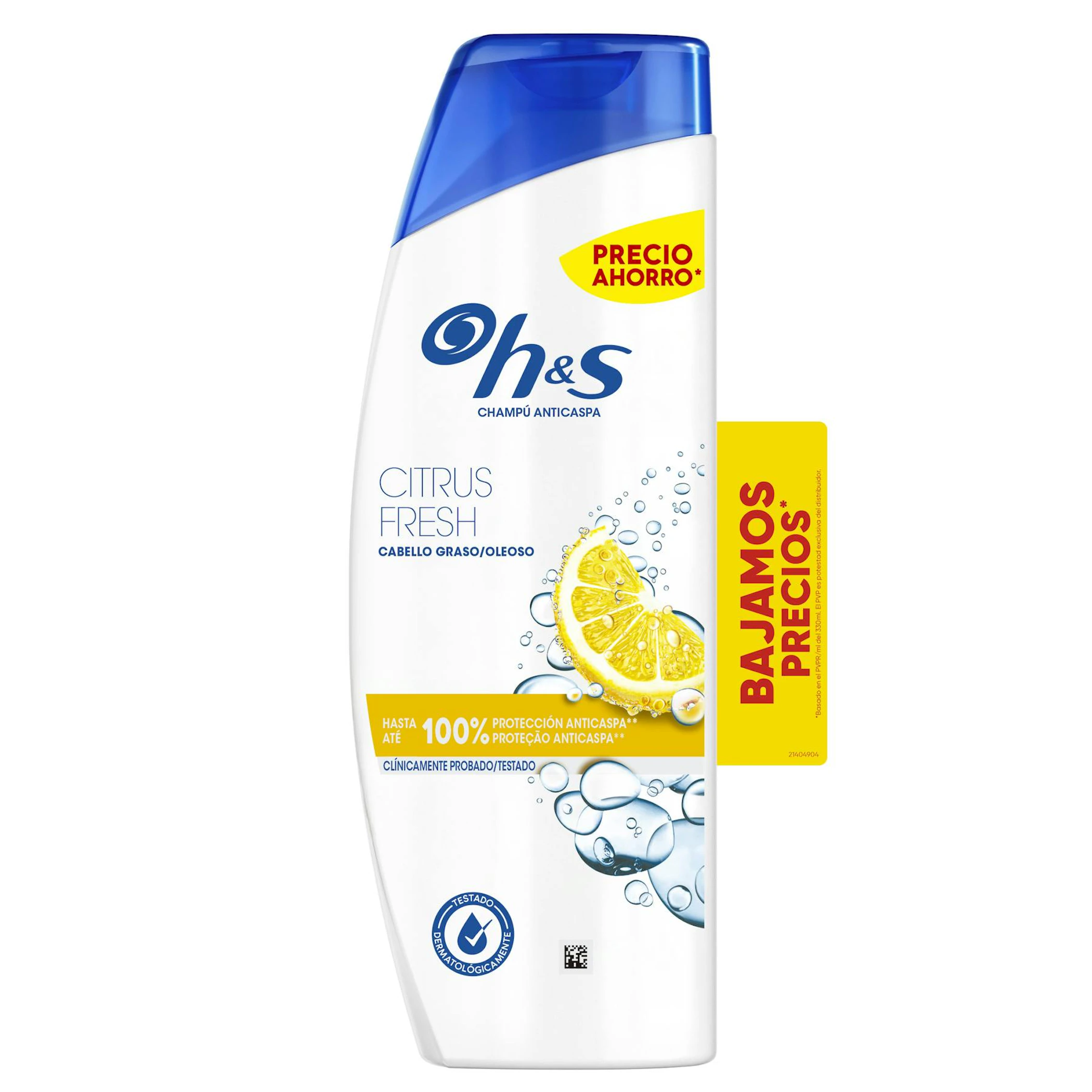 Champú Citrus Fresh 2 En 1 H&S 330Ml 0