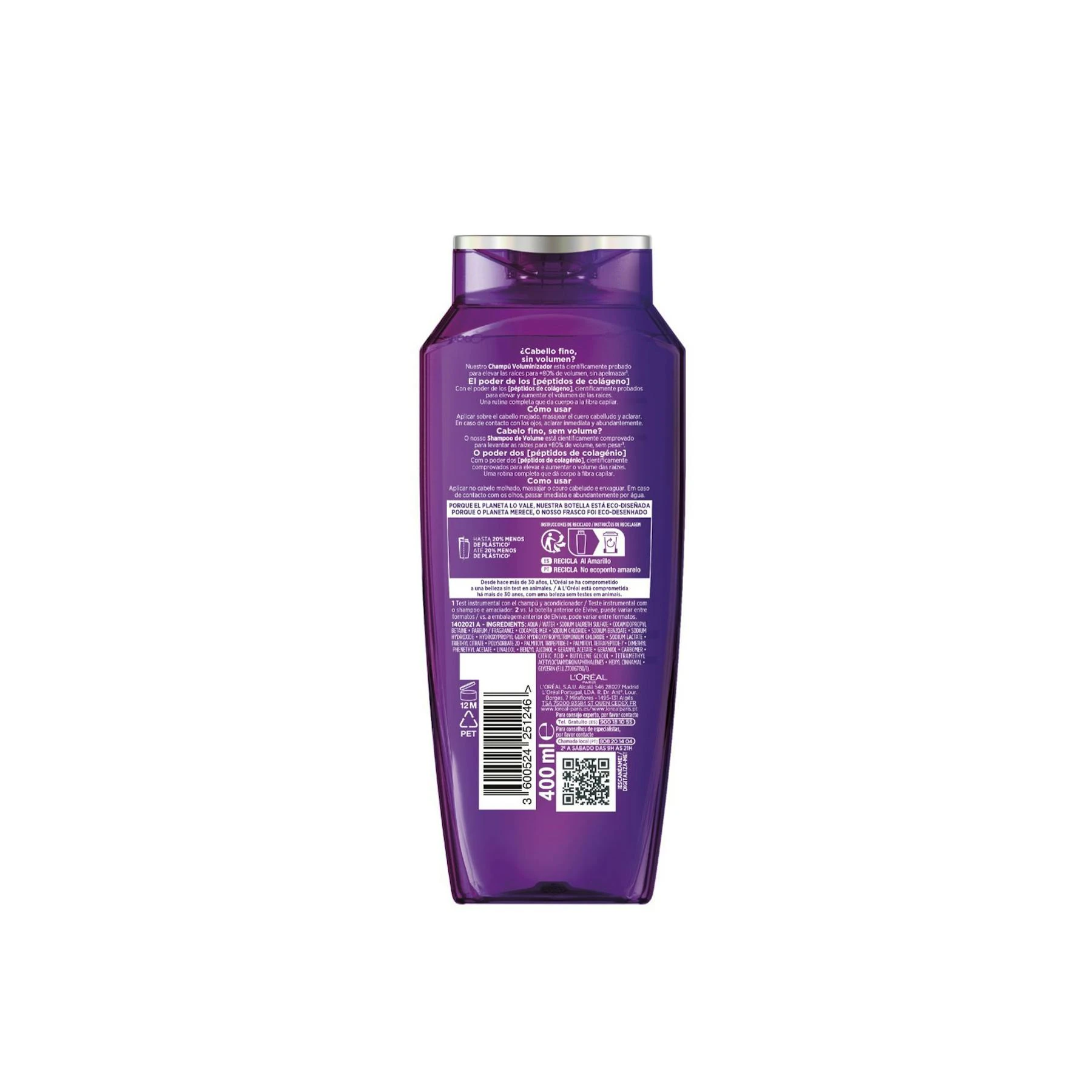 Champú Collagen Lifter Elvive 400Ml
