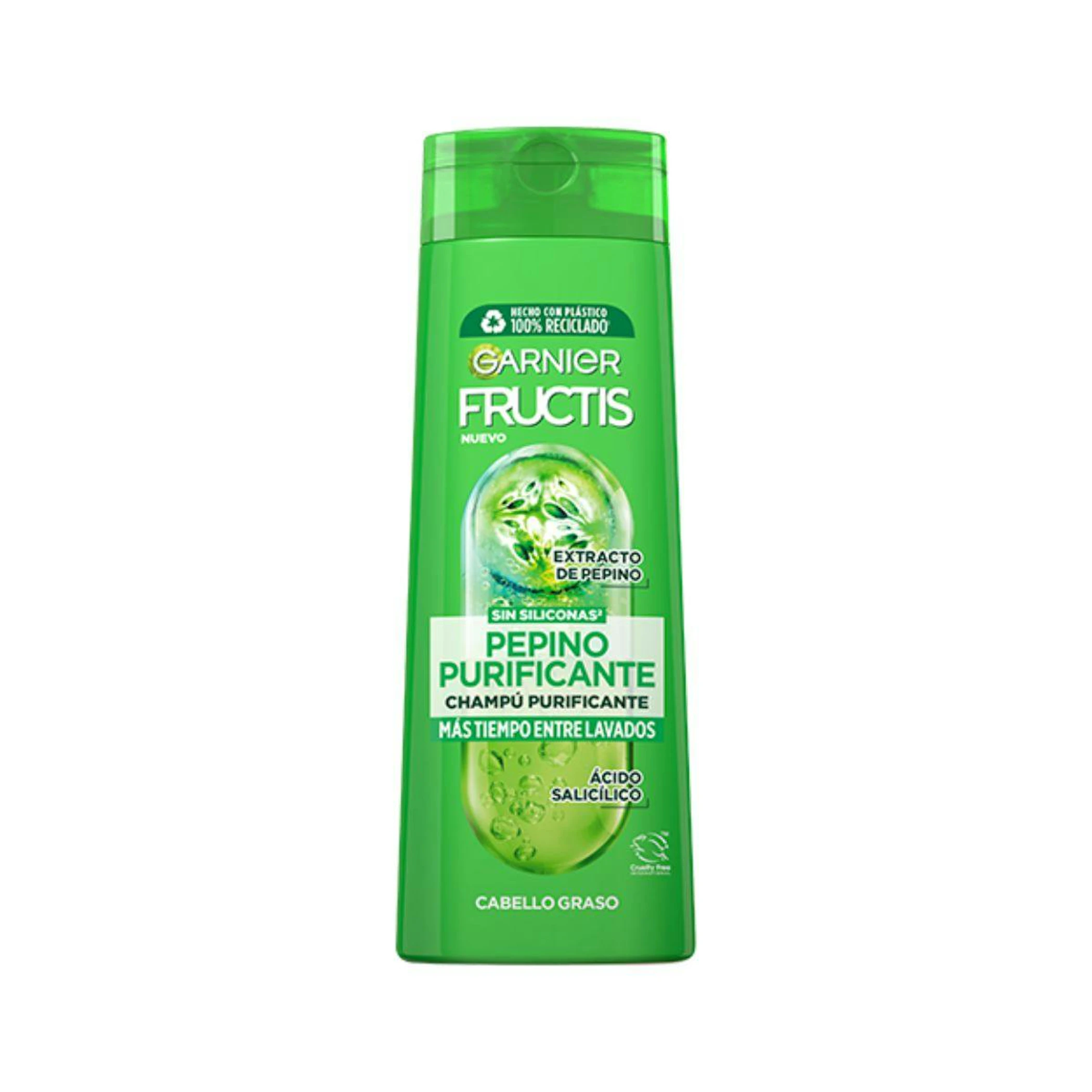 Champô Purificante Pure Fresh Pepino Fructis 360Ml 0