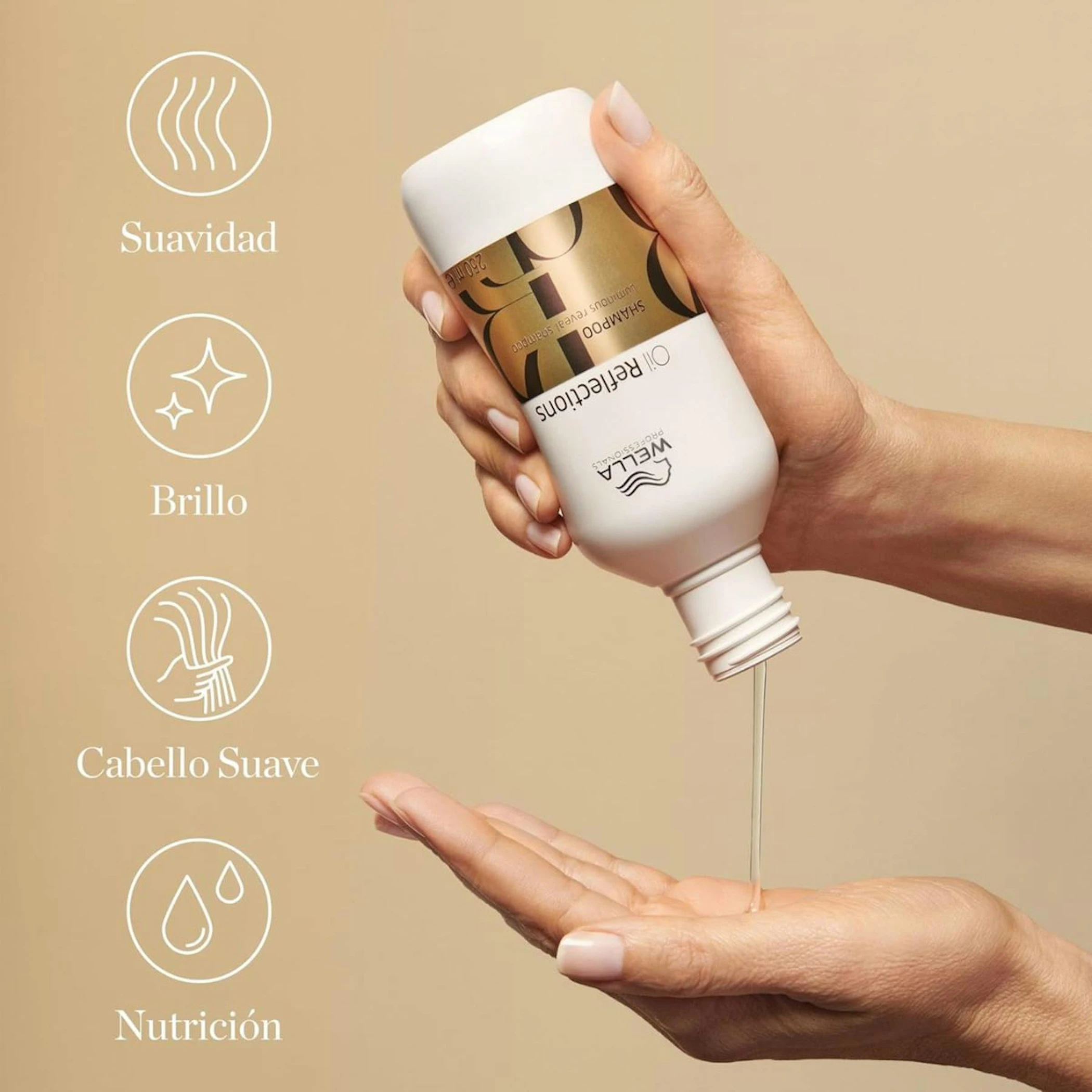 Champô Revelador De Brilho Oil Reflections Wella 250Ml