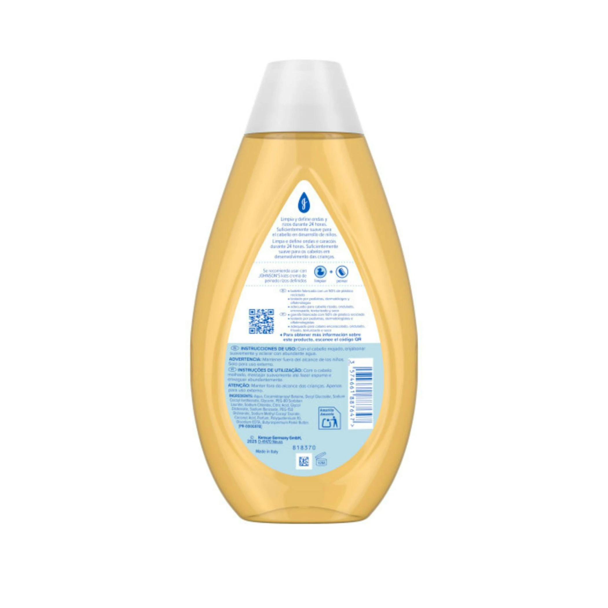 Champú Rizos Definidos Johnson's Kids 500Ml