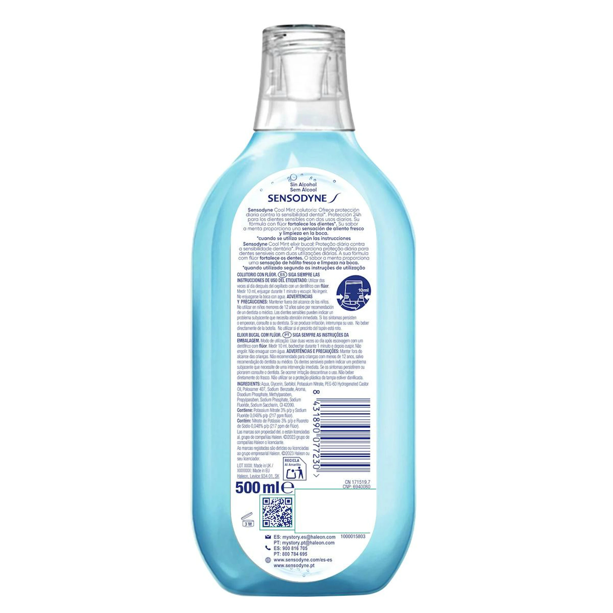 Colutorio Cool Mint Sensodyne 500Ml