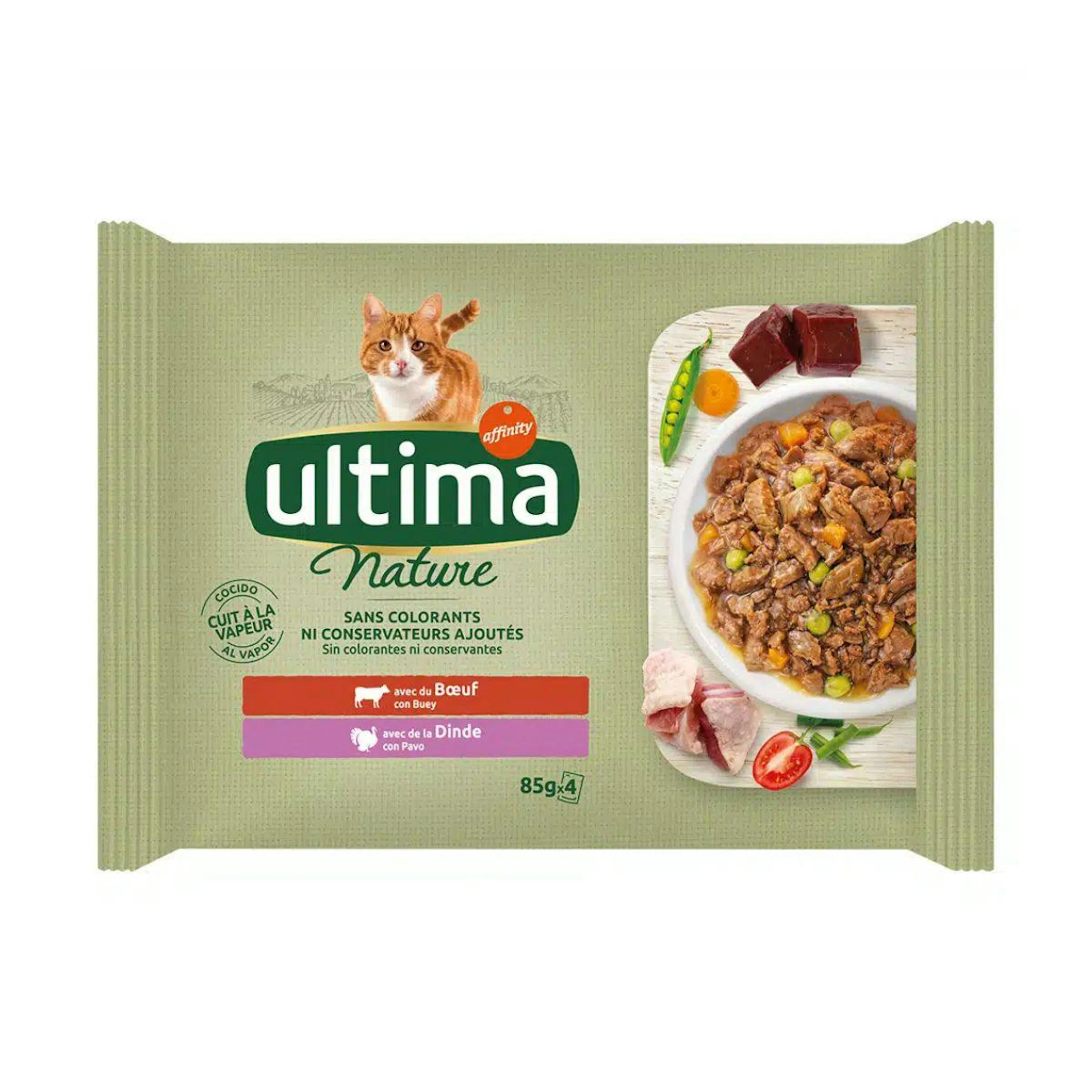 Comida Húmeda Gatos Nature Ultima 4x85Gr 0