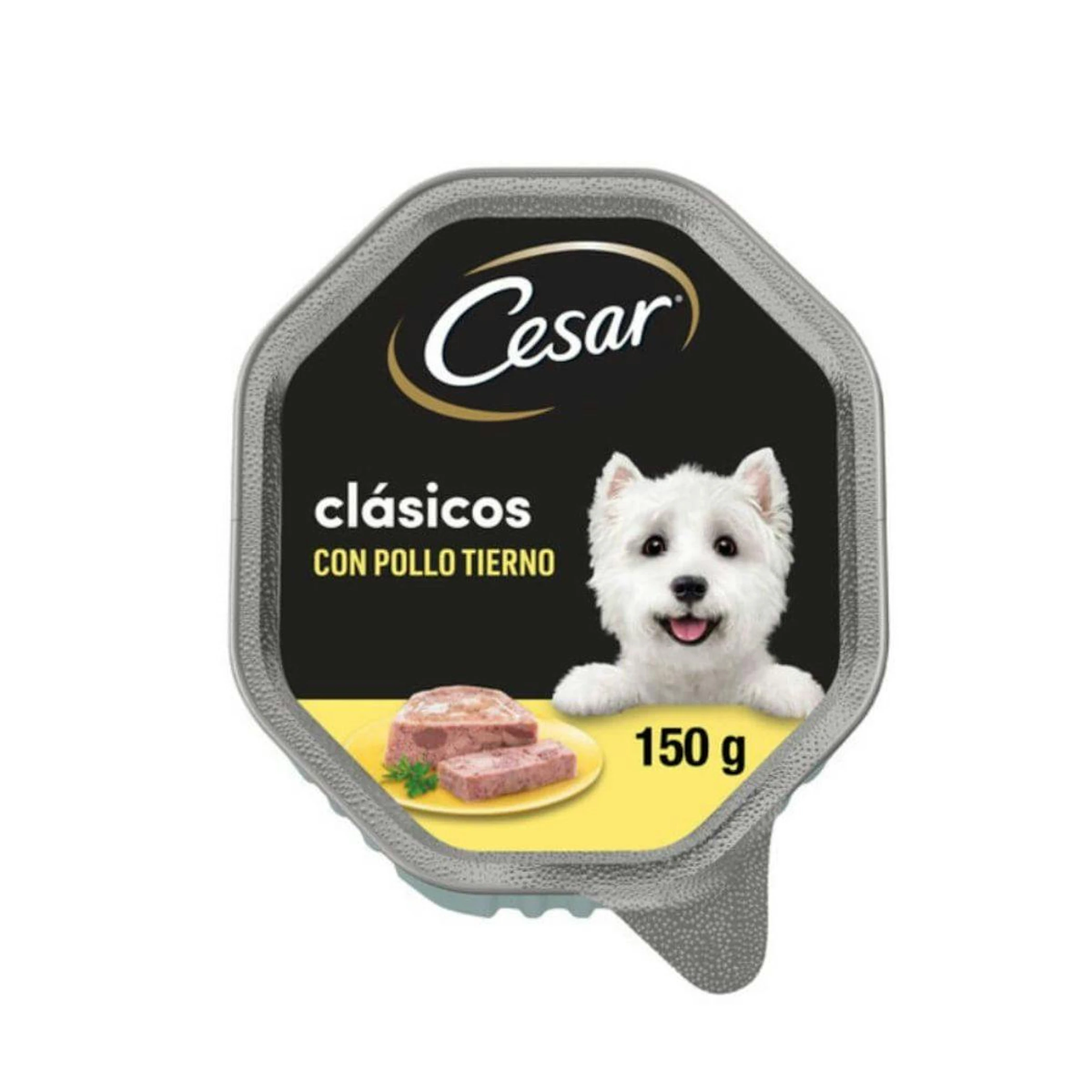 Comida Húmeda Perros Clásicos Pollo Cesar 150 Gr 0