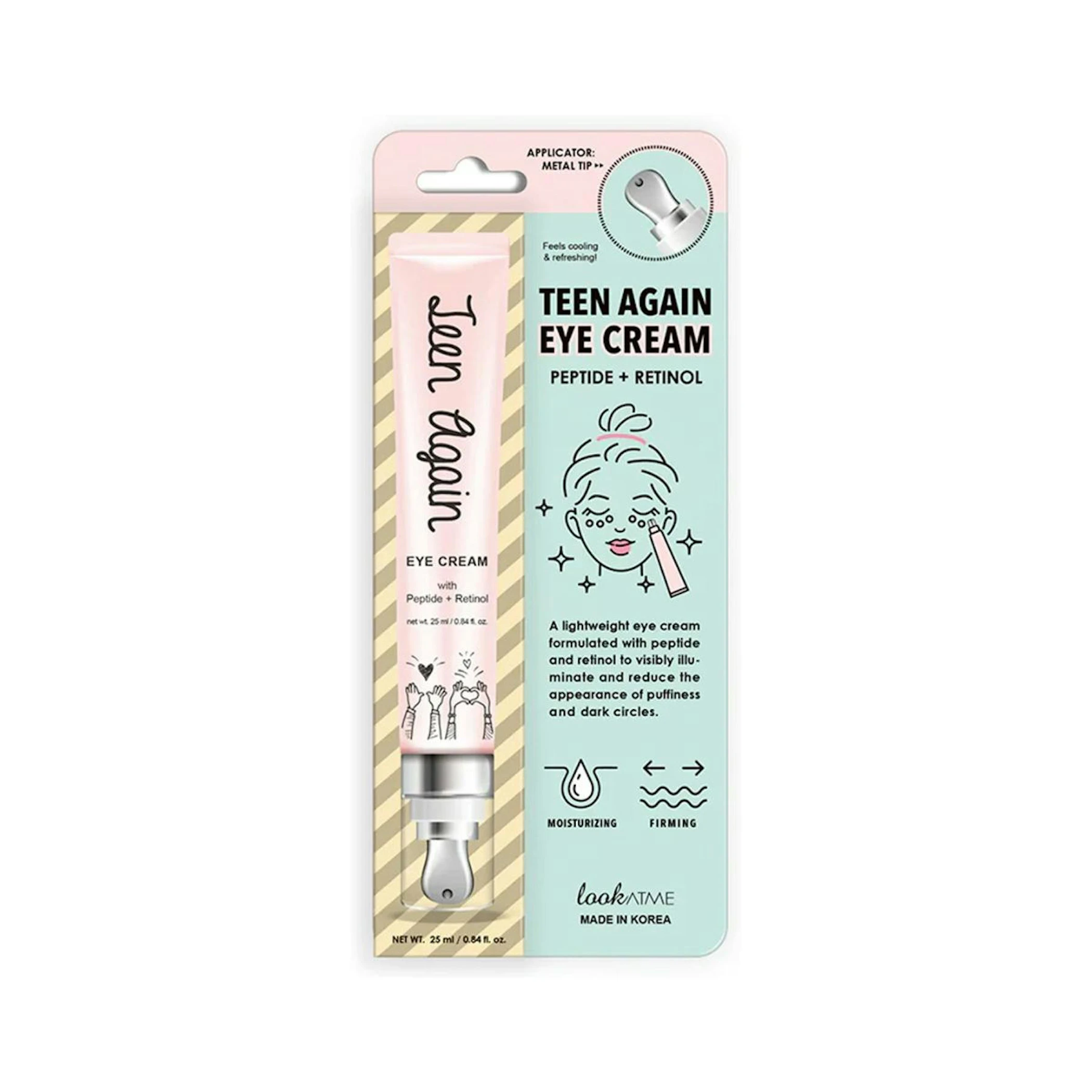 Contorno De Ojos Teen Again Péptidos Y Retinol Look At Me 25Ml 0