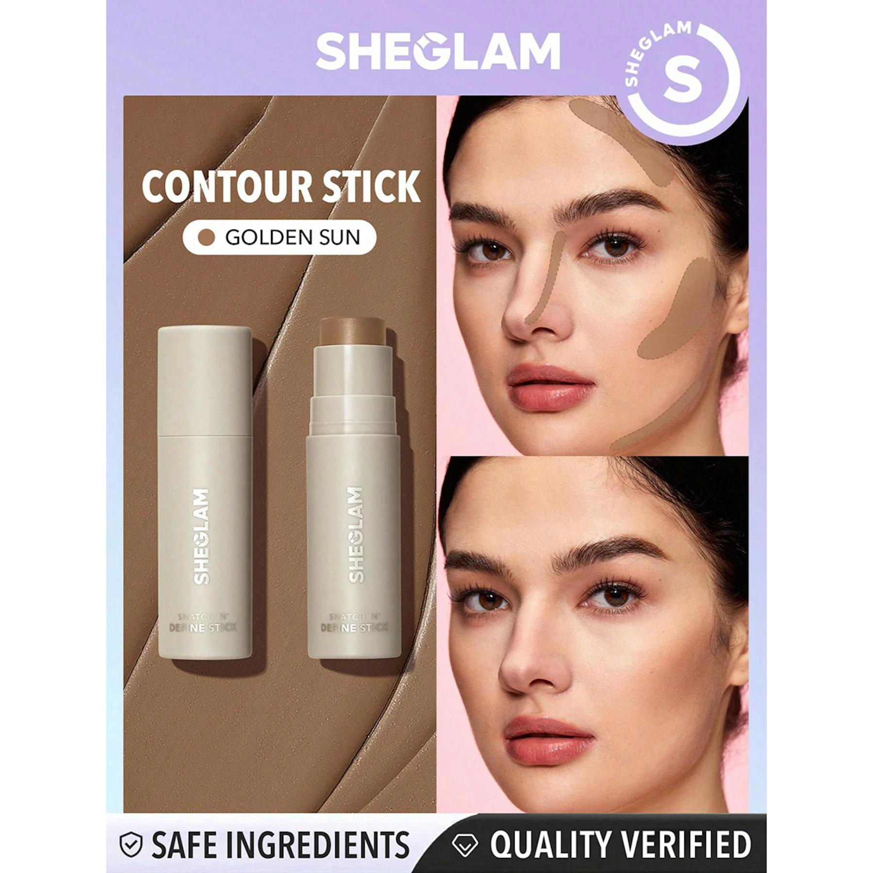 Contorno Em Stick Snatch 'N' Define Sheglam