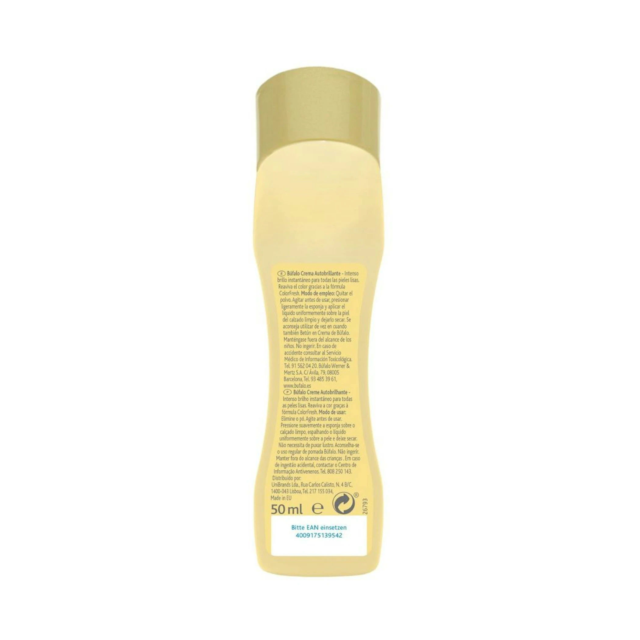 Crema Autobrillante Express Incolora Búfalo 50Ml