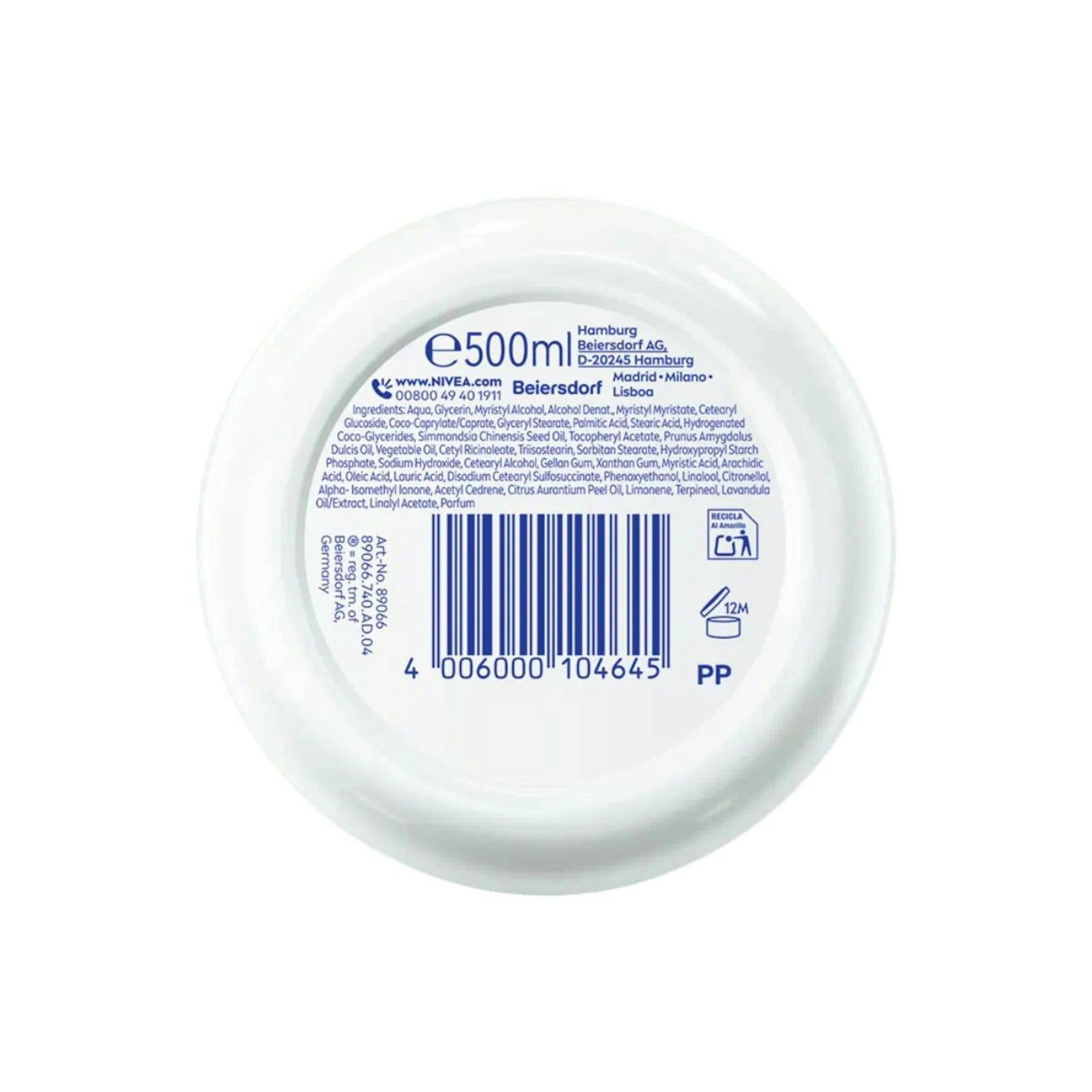 Crema Hidratante Soft Nivea 500Ml