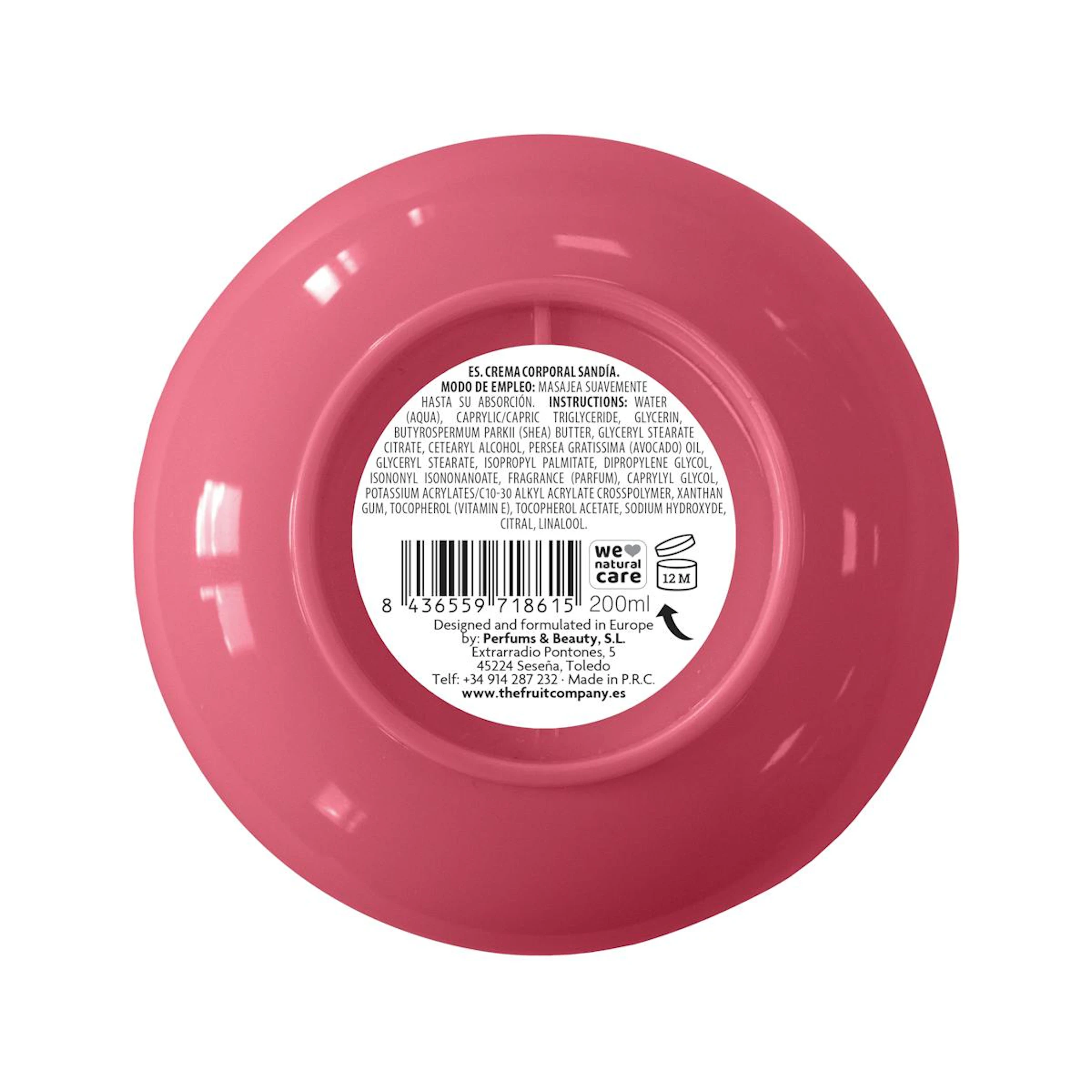 Crema Corporal Sandía The Fruit Company 200 Ml