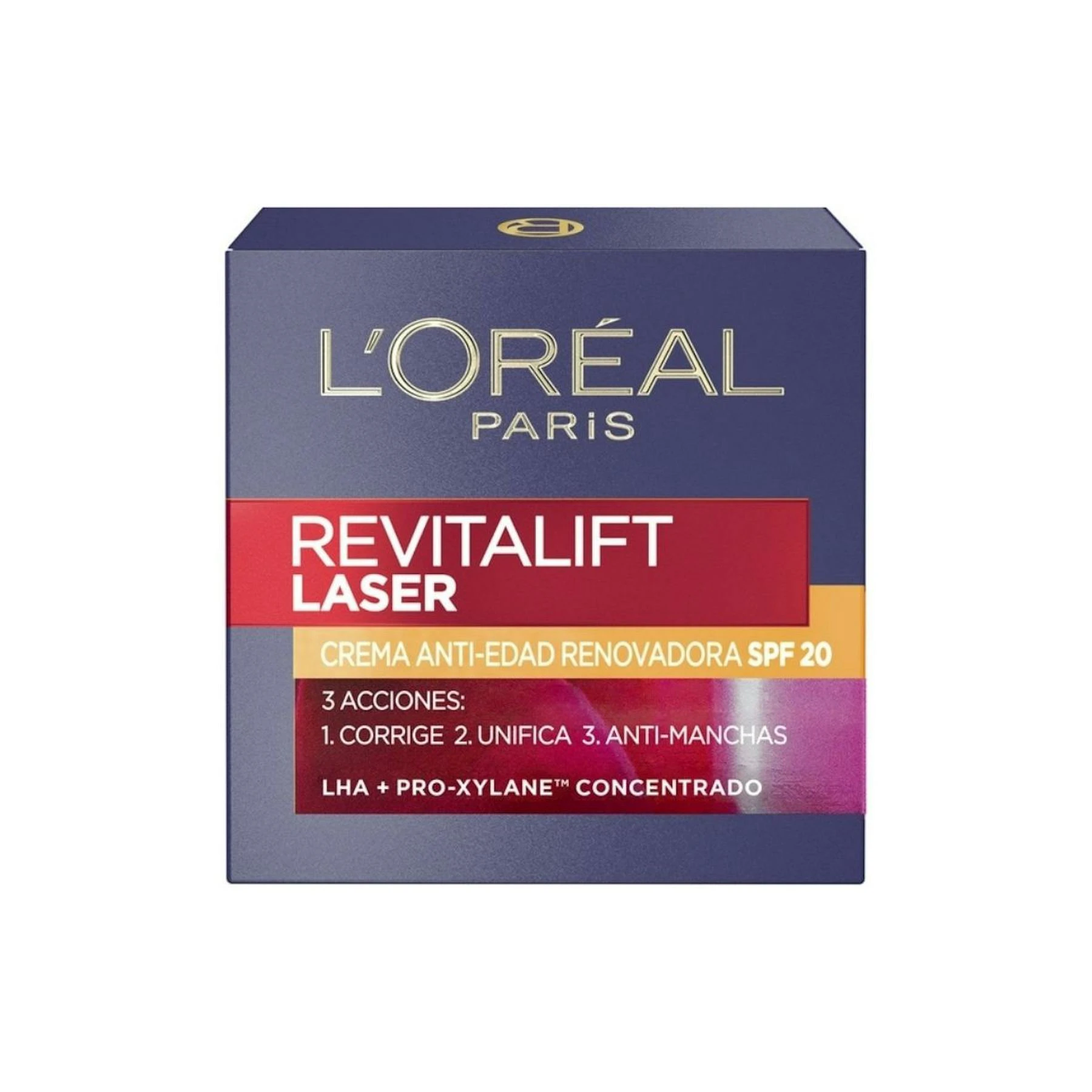 Crema De Día Antiedad Revitalift Laser SPF 20 L’Oréal Paris 50Ml Crema De Día Antiedad Revitalift Laser SPF 20 L’Oréal Paris 50Ml 0