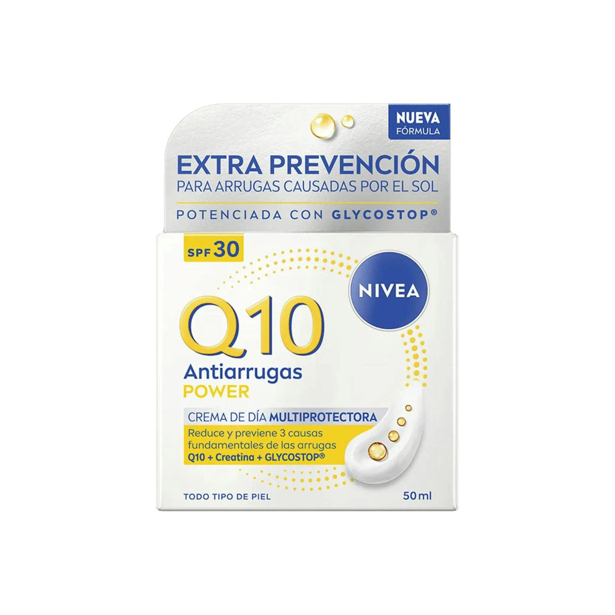 Creme De Dia Multiprotetor Q10 Antirrugas Power Nivea 50Ml