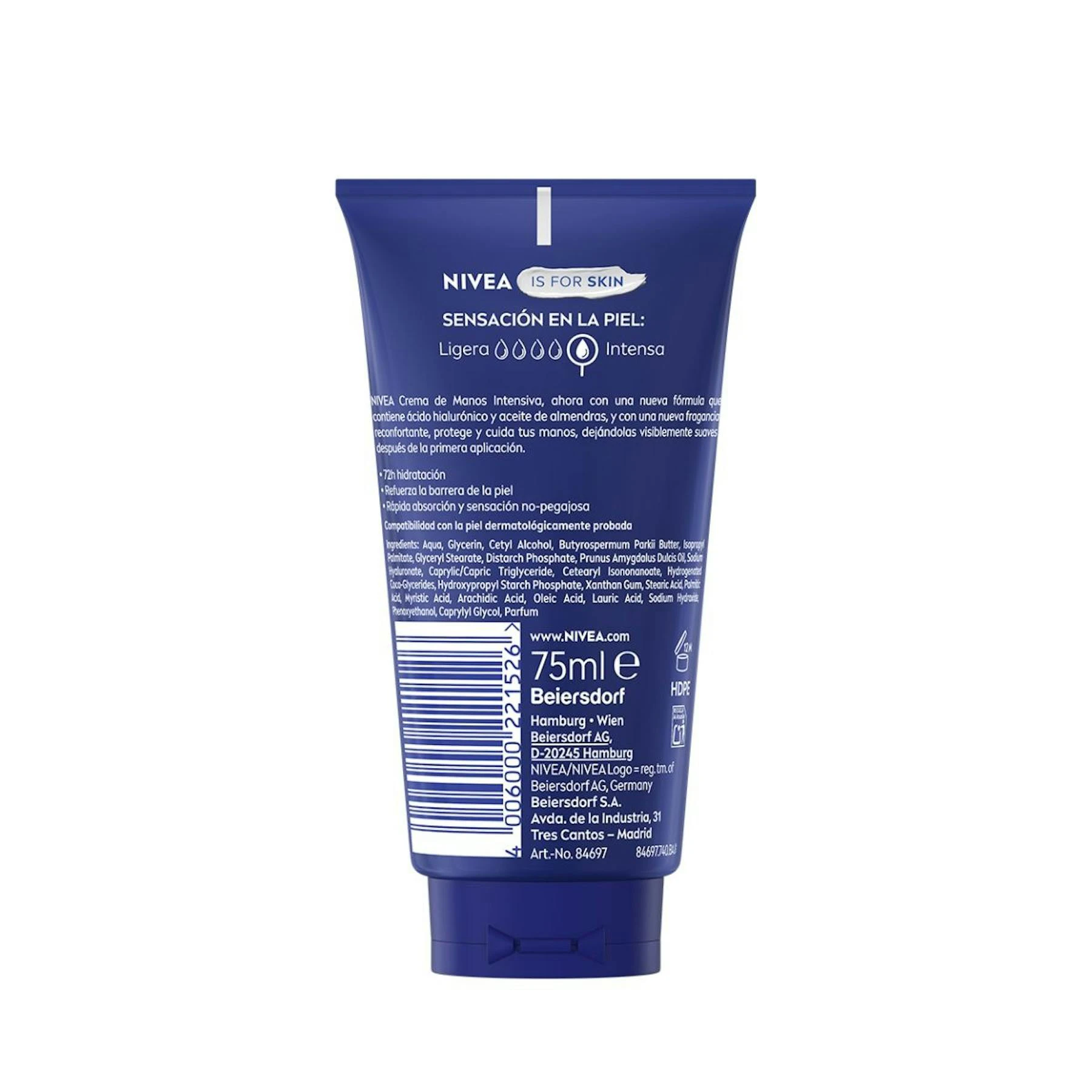 Crema De Manos Intensiva Nivea 75Ml