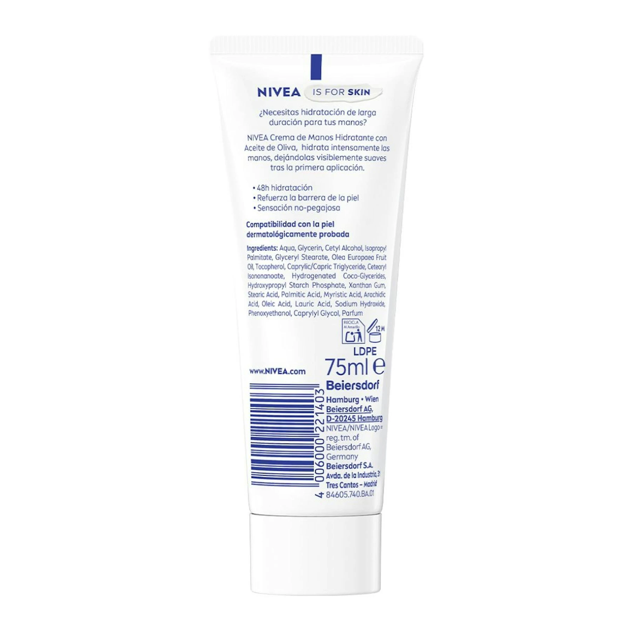 Creme de Mãos Oliva Nivea 75Ml