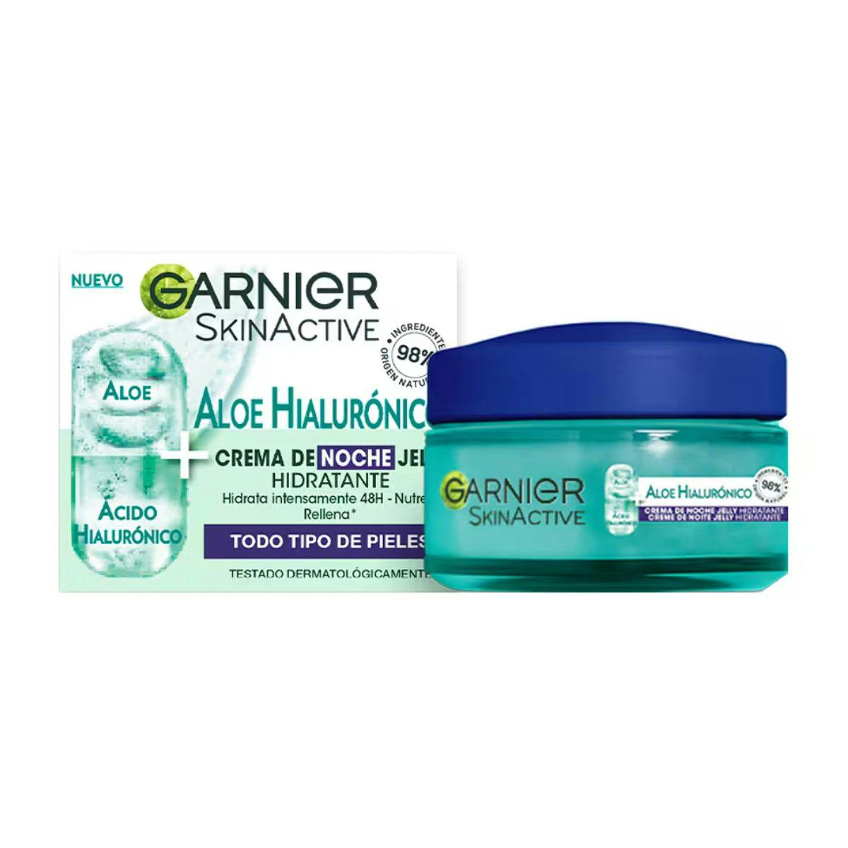 Crema De Noche Jelly Aloe Hialurónico Garnier 50Ml Crema De Noche Jelly Aloe Hialurónico Garnier 50Ml 0