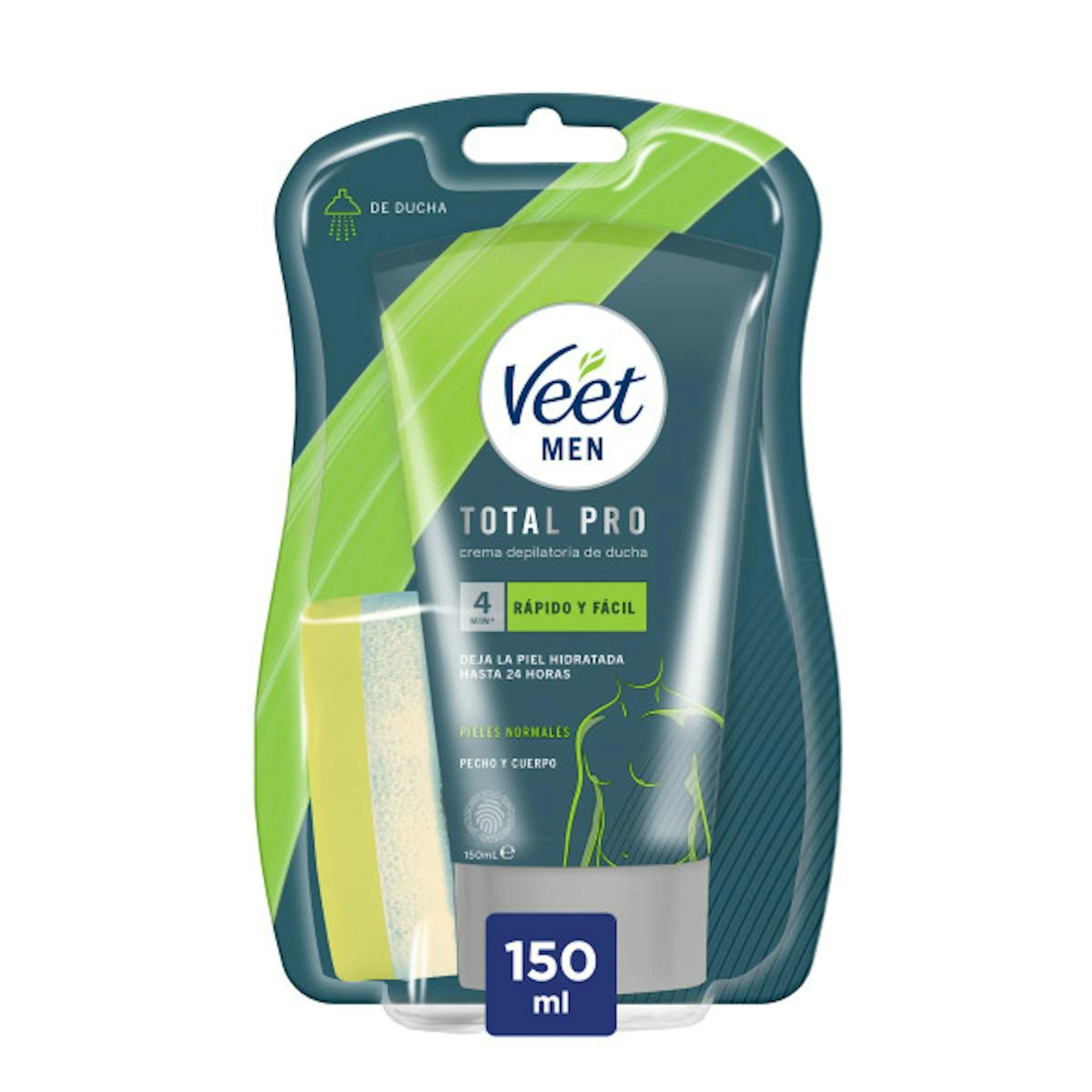 Crema Depilatoria Pecho Y Cuerpo Piel Normal Veet Men 150Ml 0