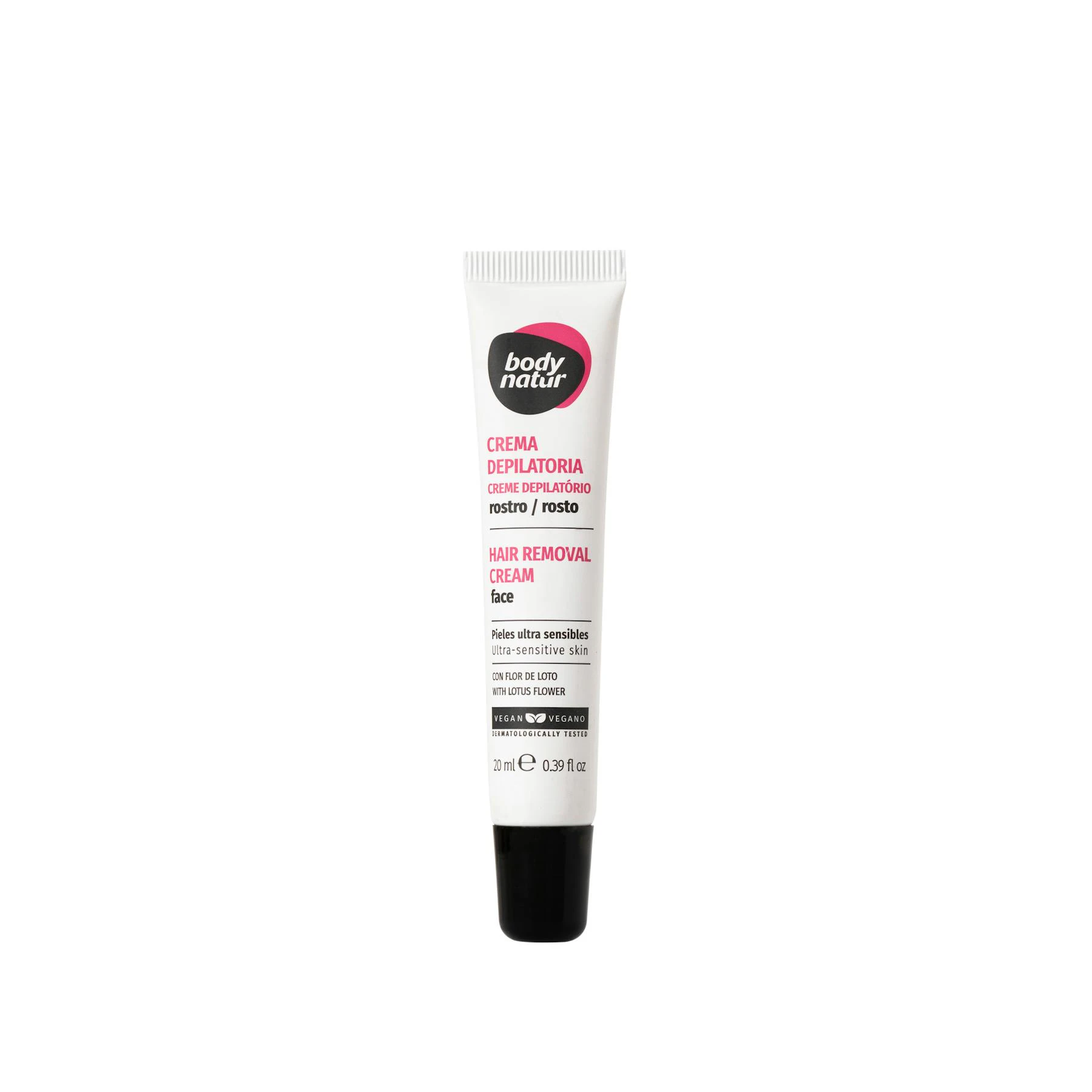 Crema Depilatoria Rostro Ultra Sensible Body Natur 20Ml