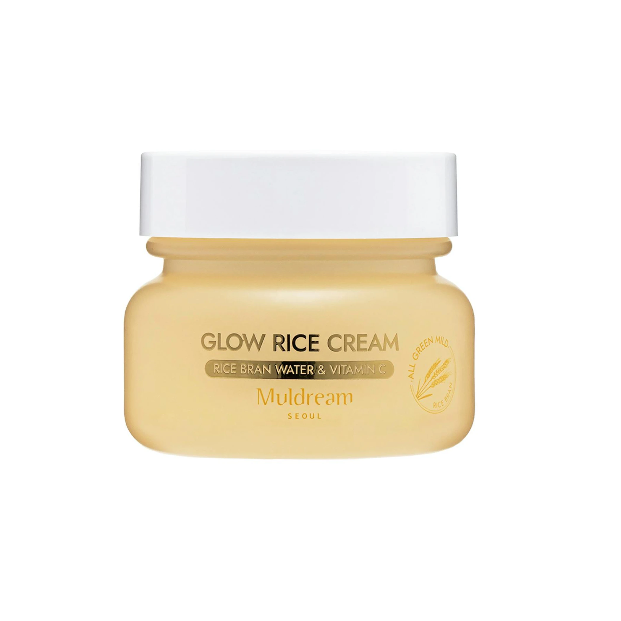 Creme Facial All Green Mild Glow Rice Muldream 50 Gr
