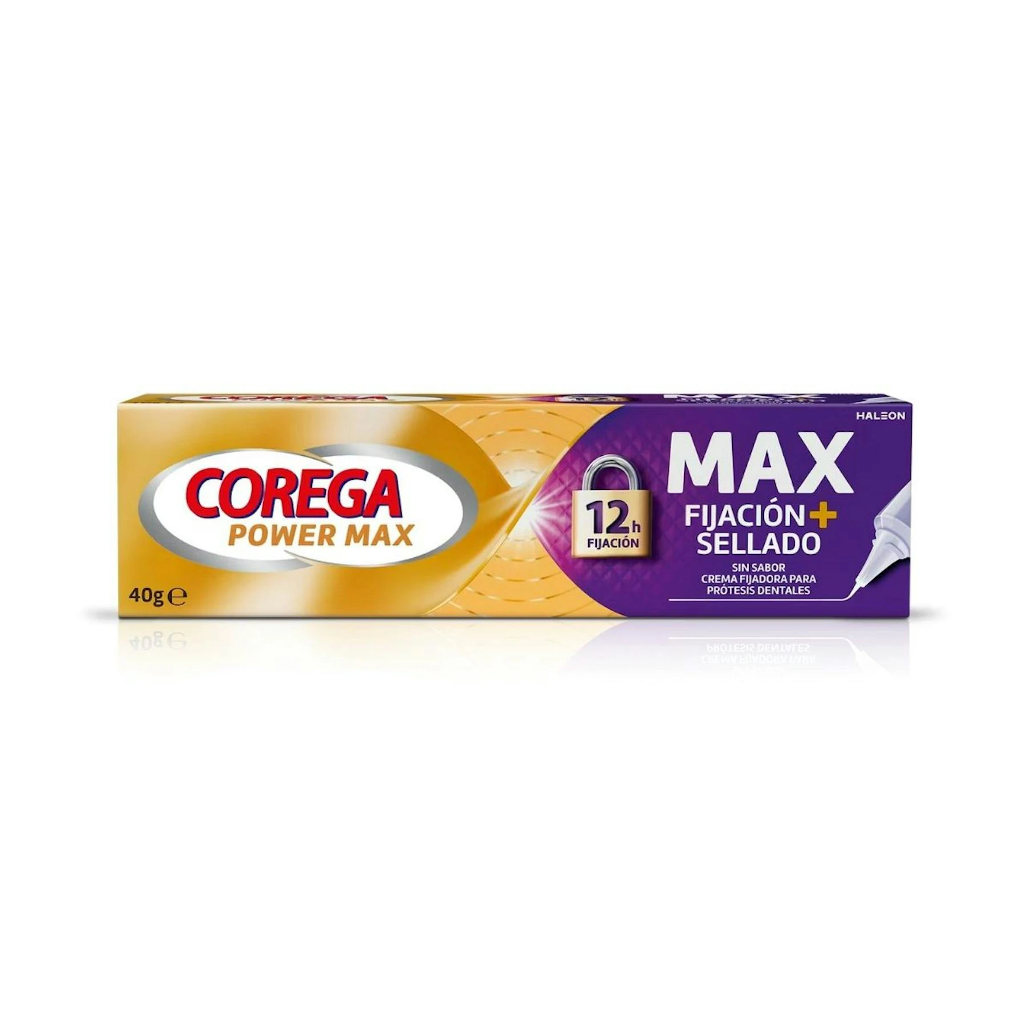 Crema Fijadora Prótesis Dental Max Fijación + Sellado Corega 40G 0