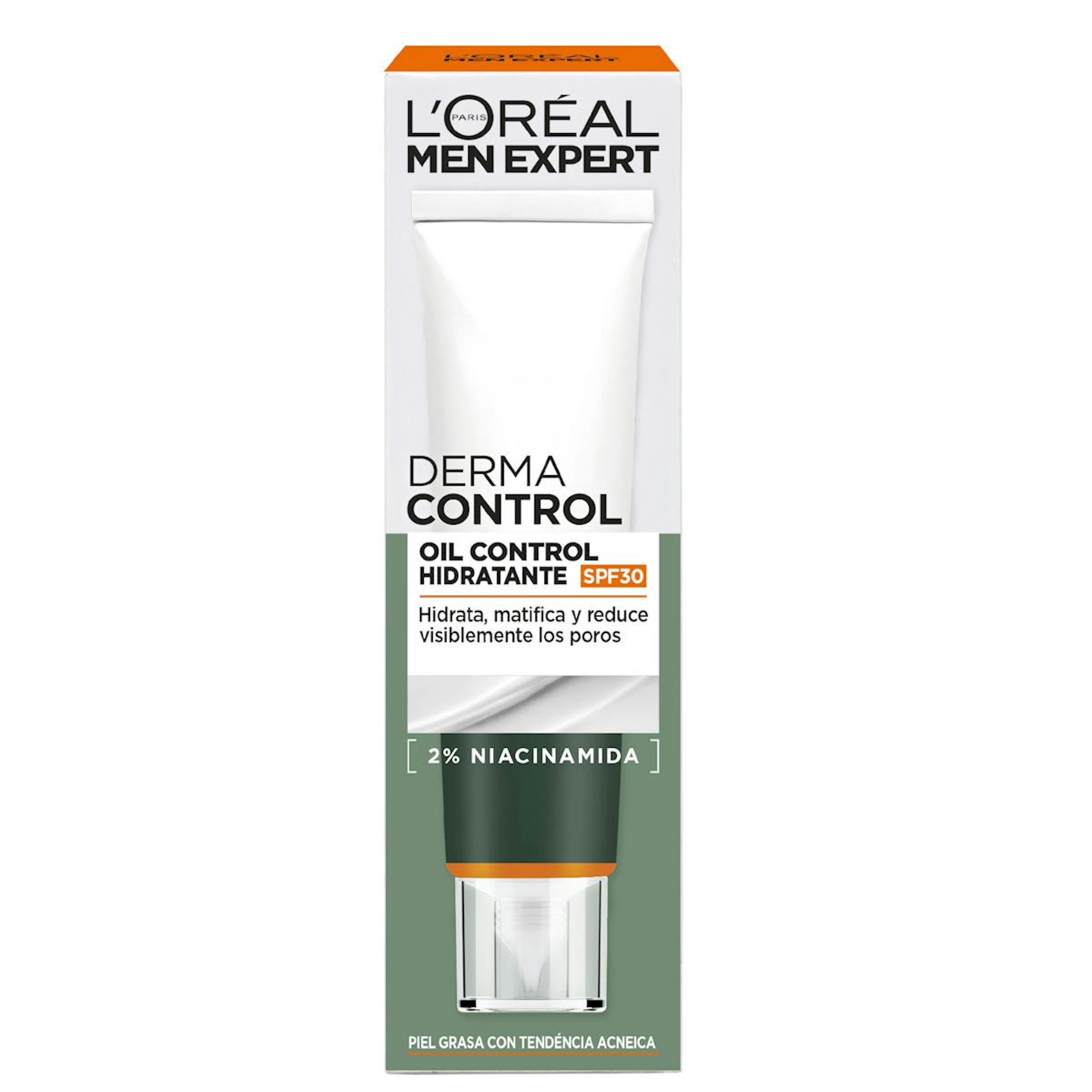 Crema Facial Hidratante Derma Control SPF 30 L'Oréal Men Expert 40Ml 0