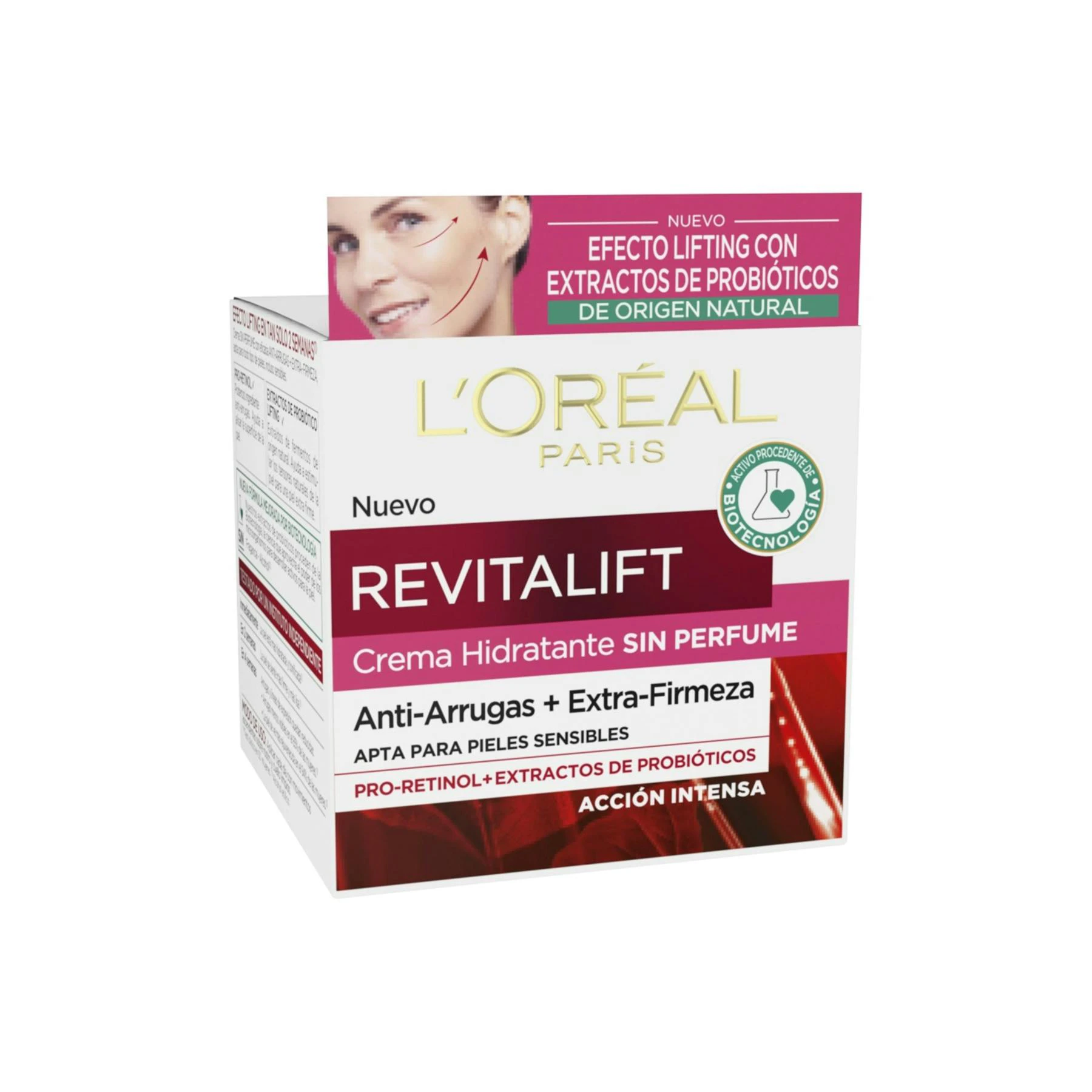 Crema Hidratante Sin Perfume Revitalift L’Oréal Paris 50Ml 0