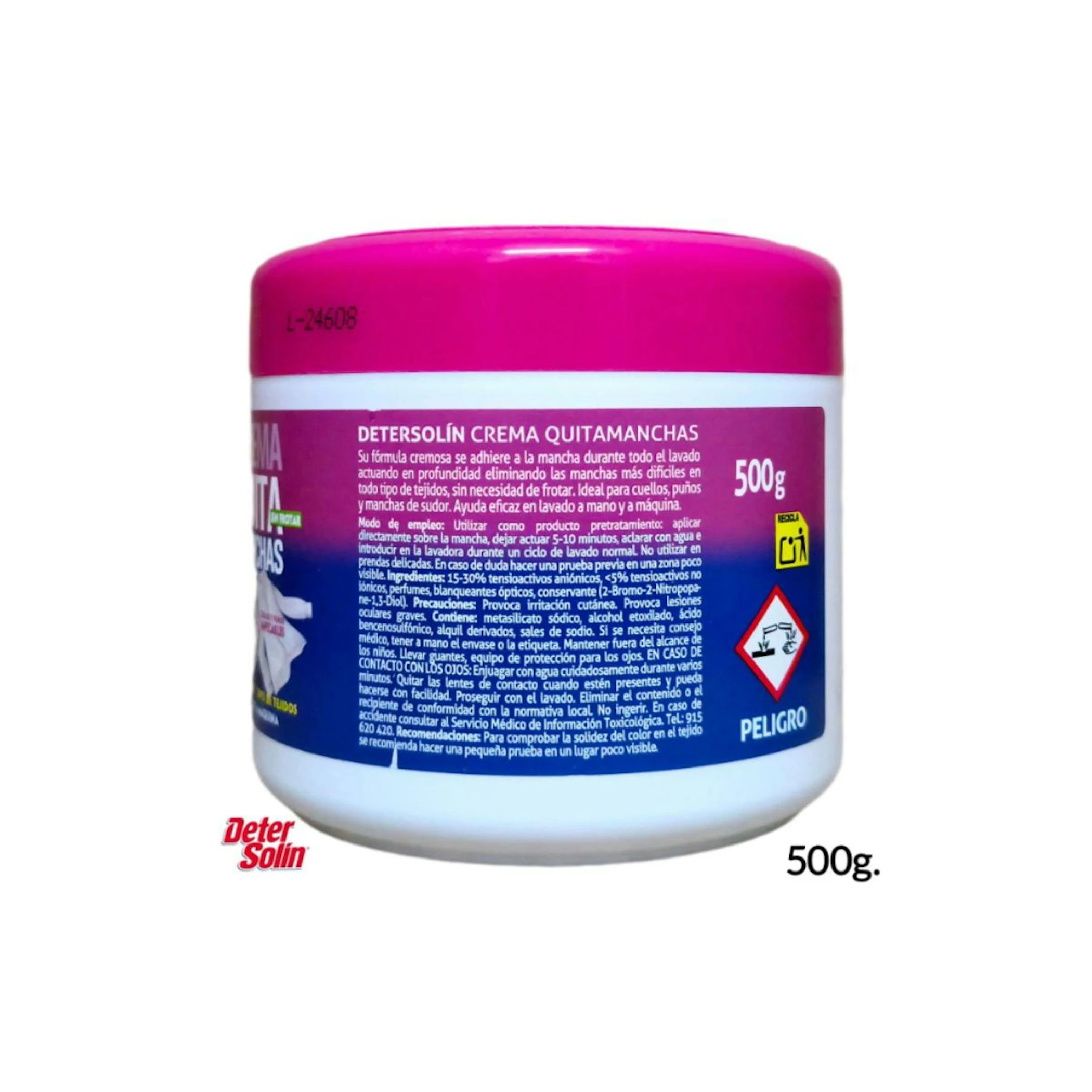 Creme Tira-Nódoas Detersolín 500 Gr