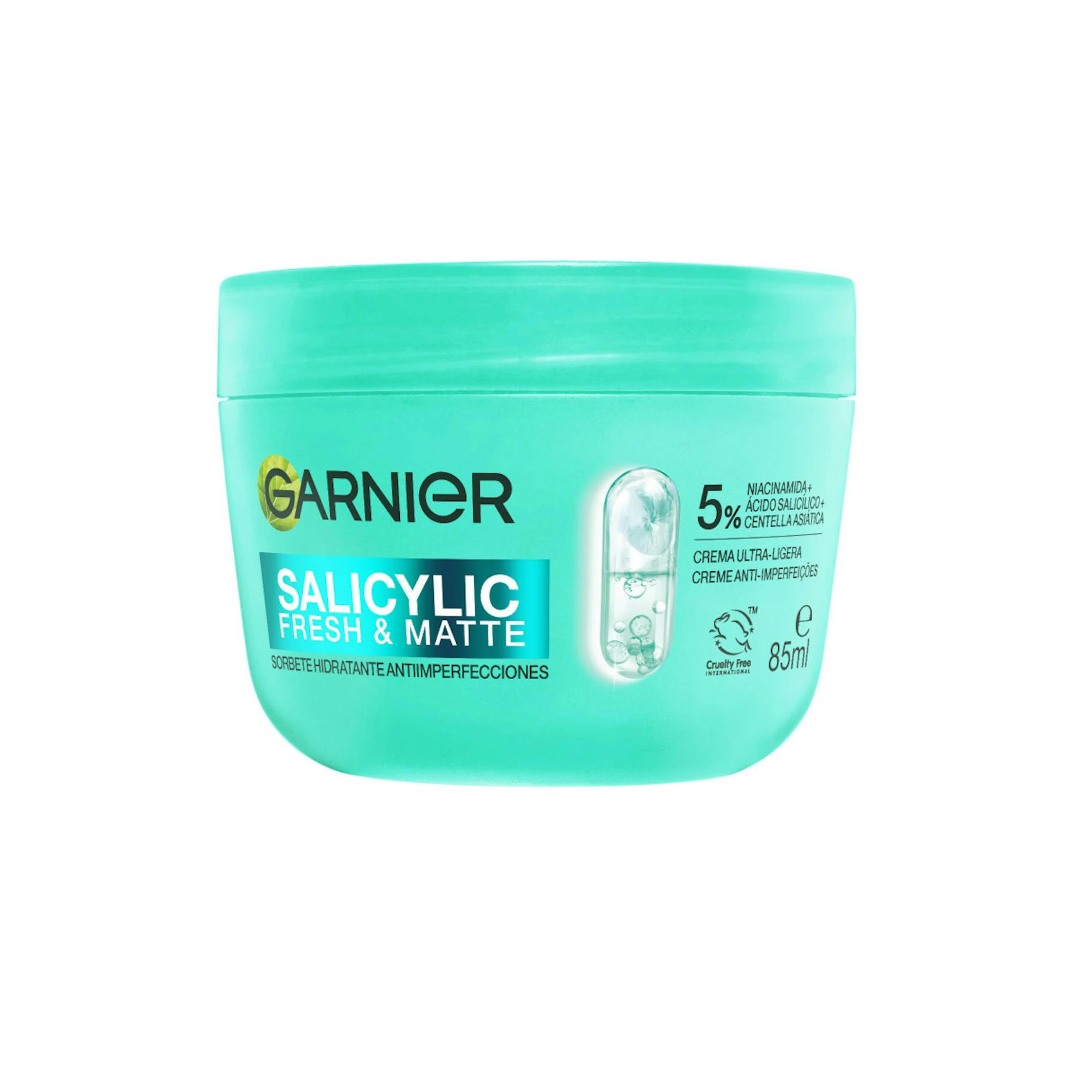 Crema Sorbete Hidratante Salicylic Fresh&Matte Garnier 85Ml 0