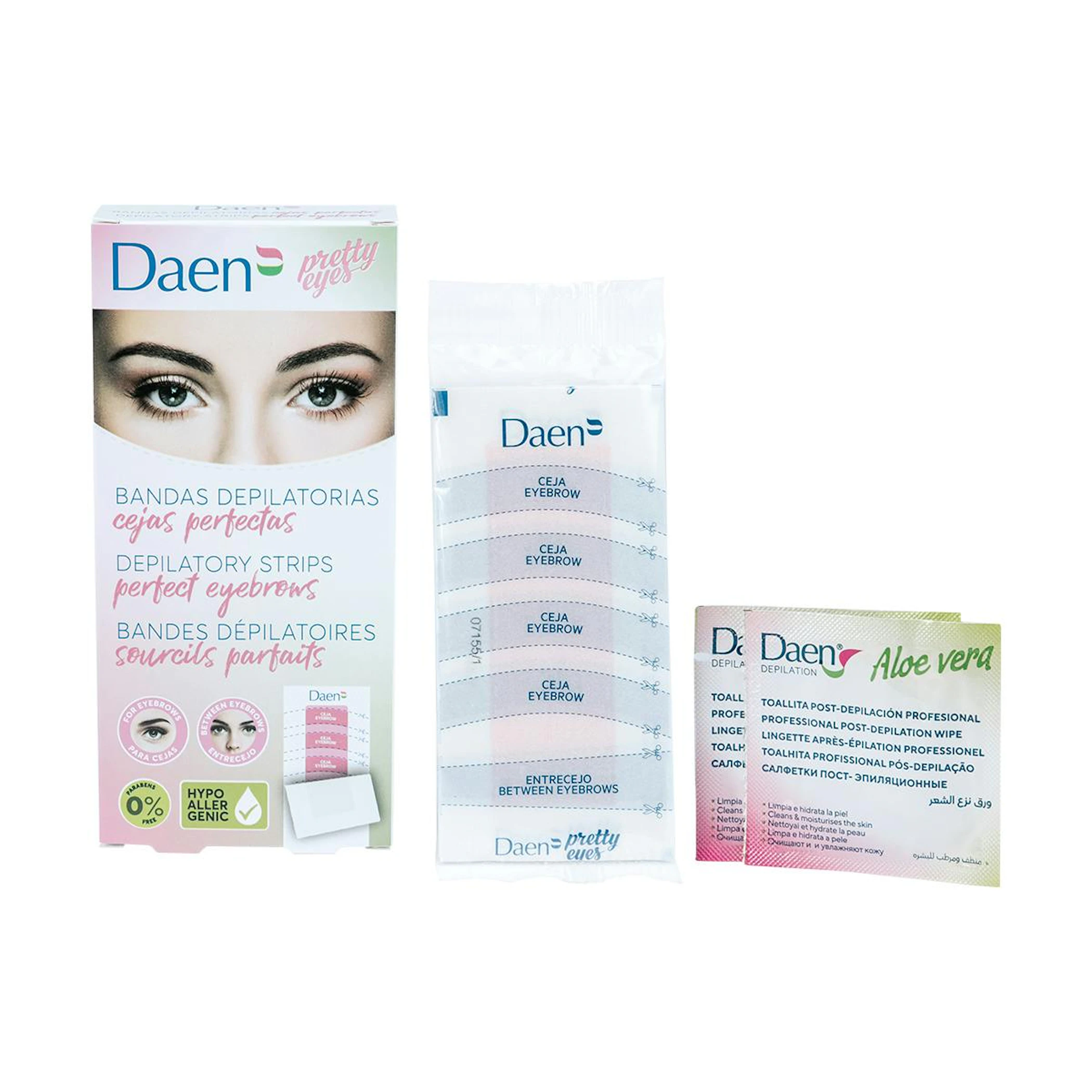 Bandas Depilatorias Cejas Perfectas Daen