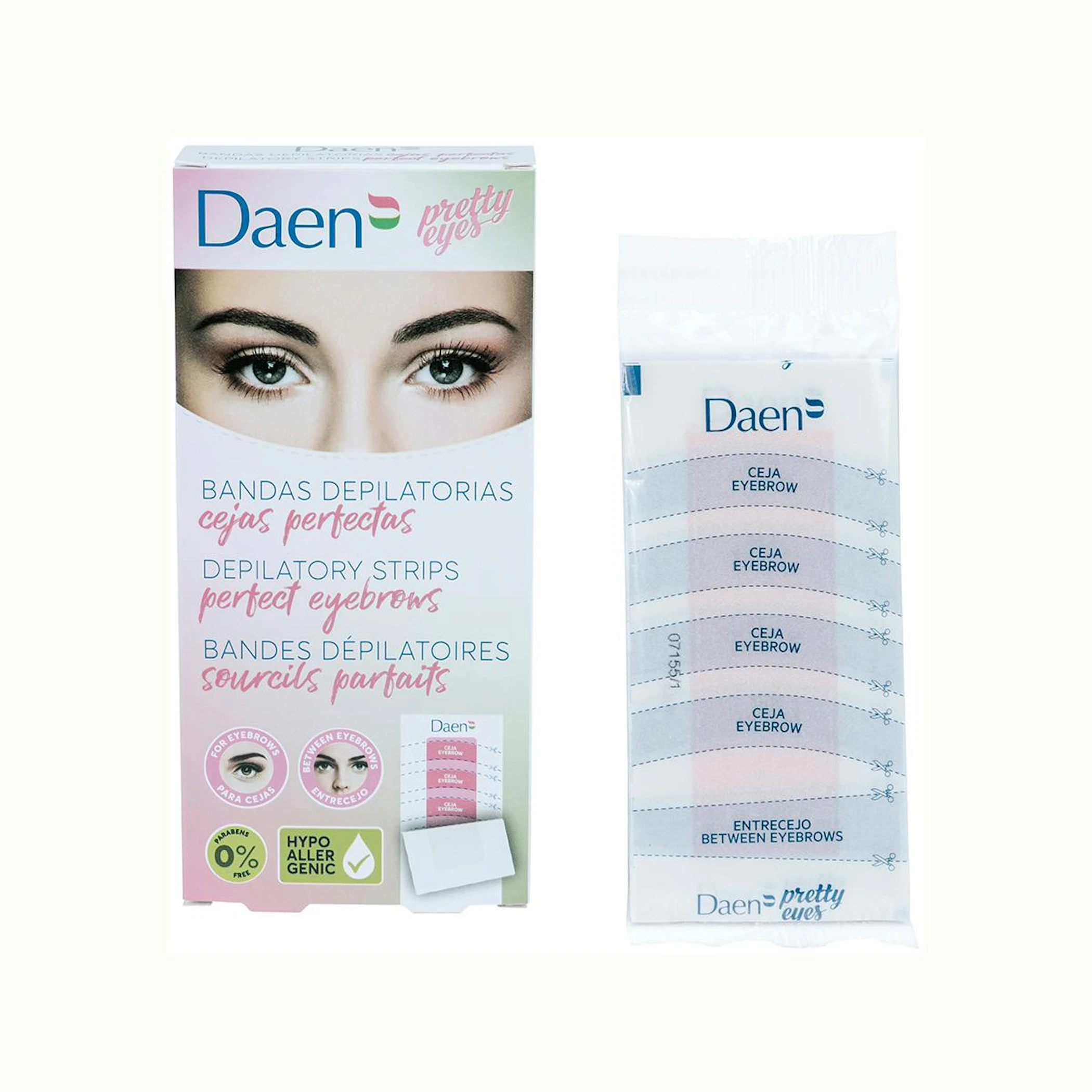Bandas Depilatorias Cejas Perfectas Daen