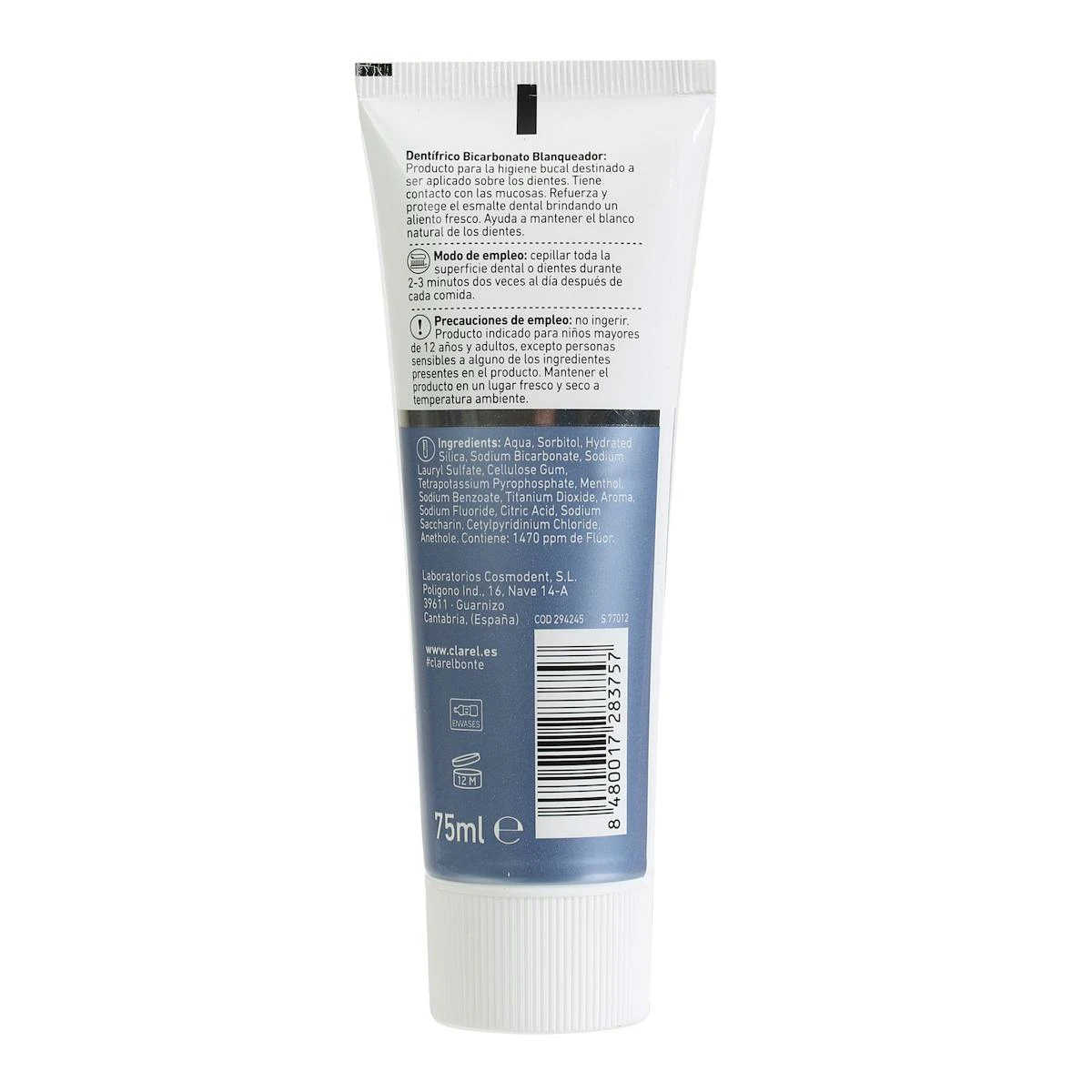 Dentífrico Blanqueador Bonté 75Ml