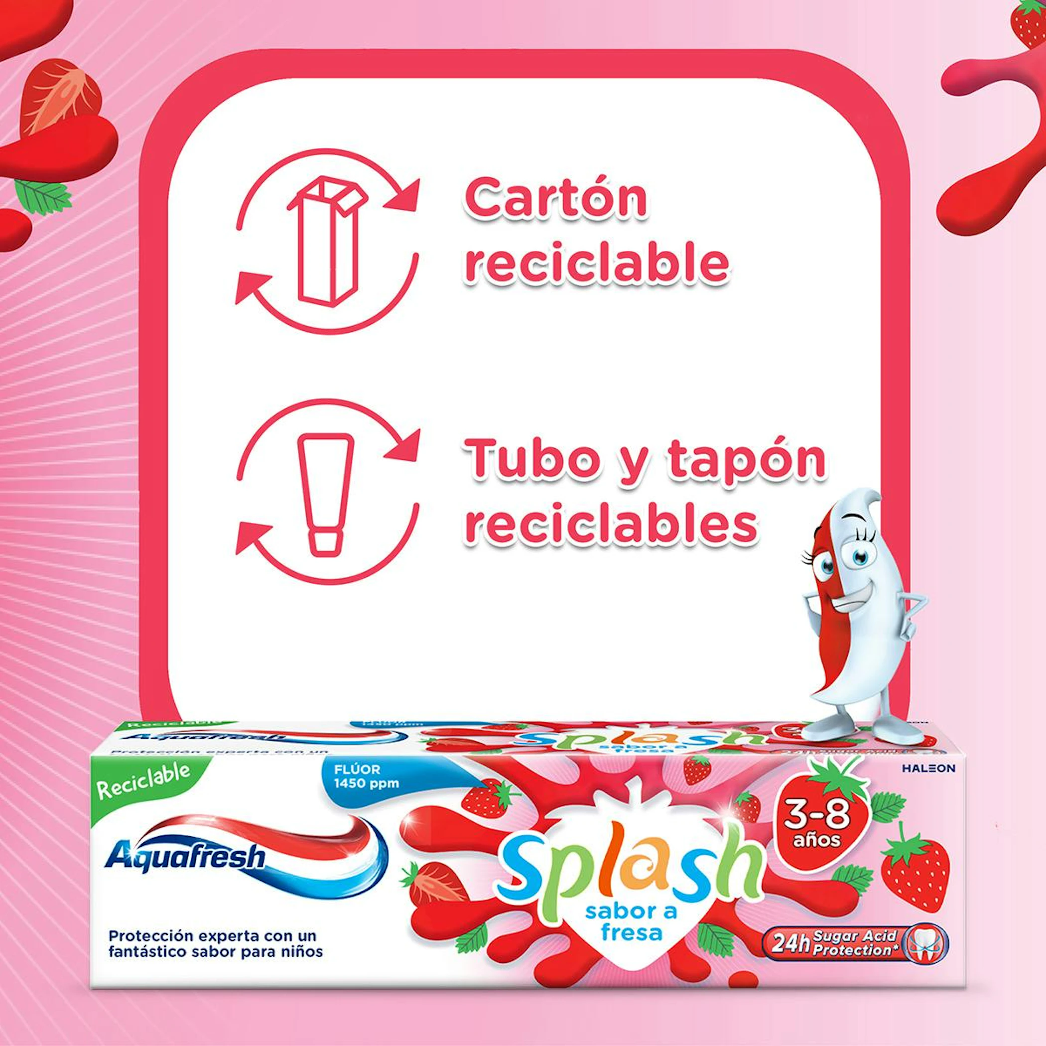 Dentífrico Splash Kids Aquafresh 75Ml