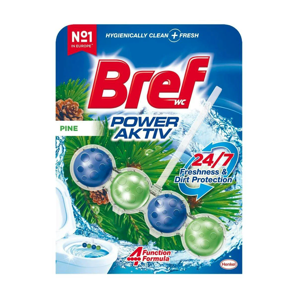 Desinfectante WC Colgador Power Activ Pine Forest Bref