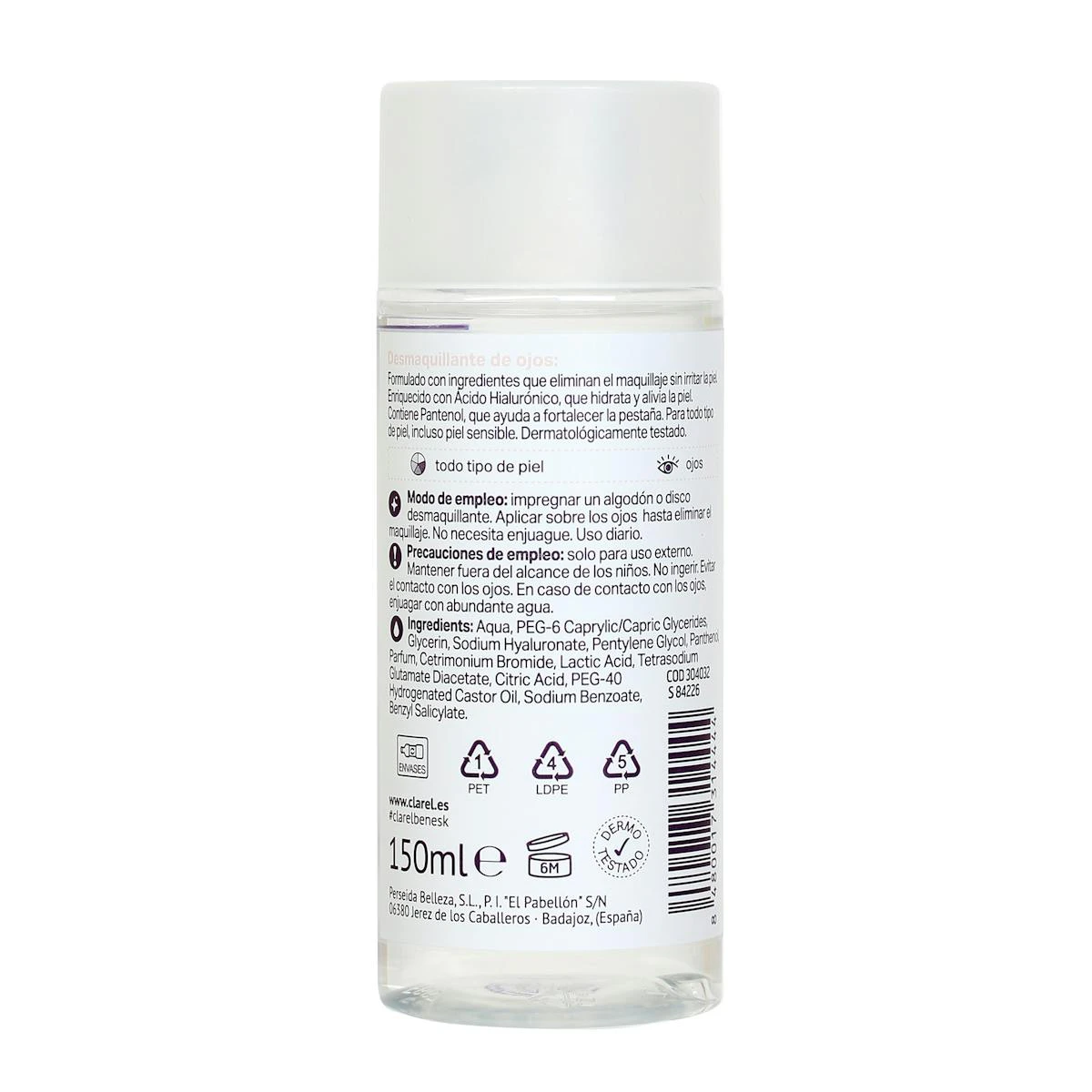 Desmaquillante Ojos Normal Benesk 150Ml